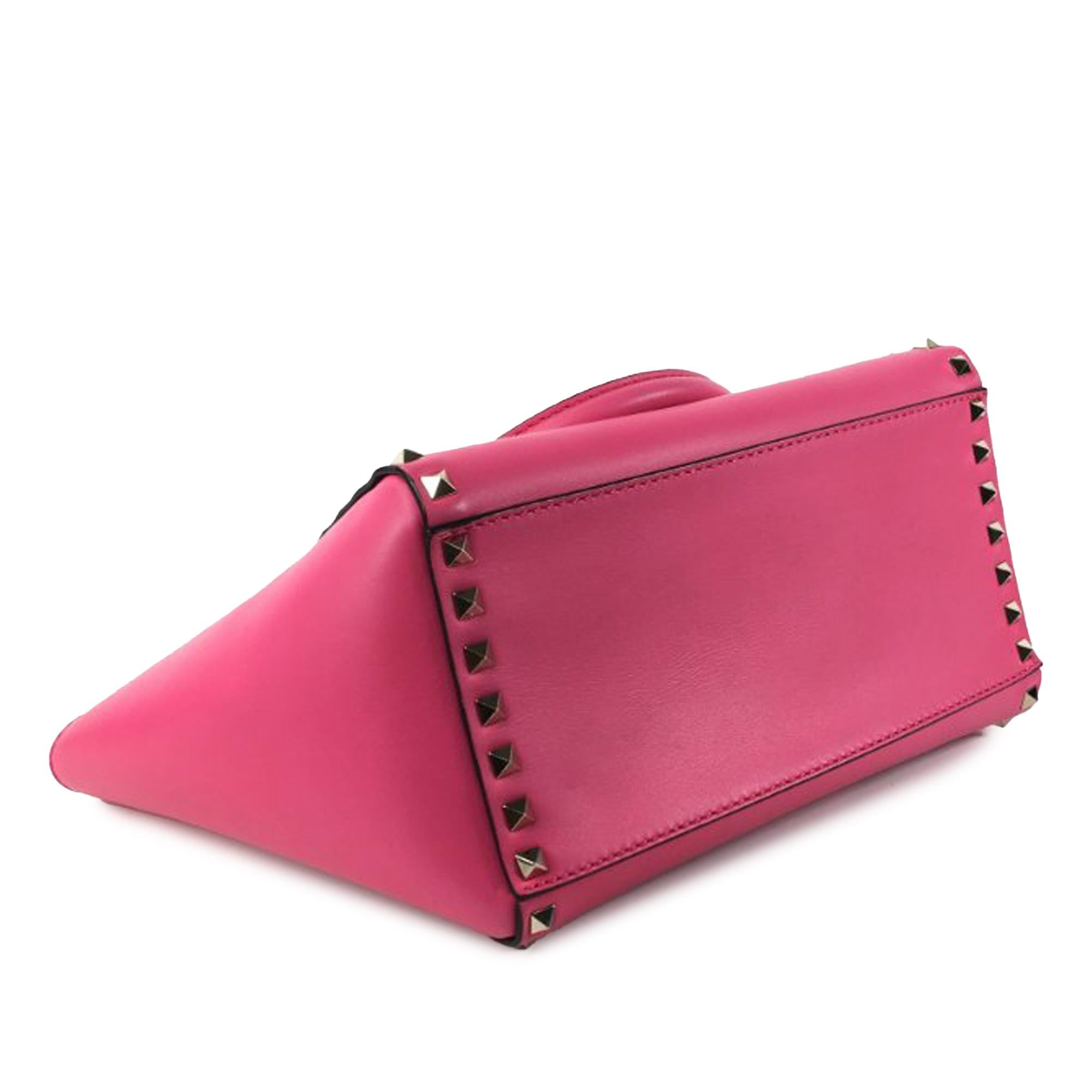 Valentino Rockstud Leather Satchel (SHG-C0c2Xn)