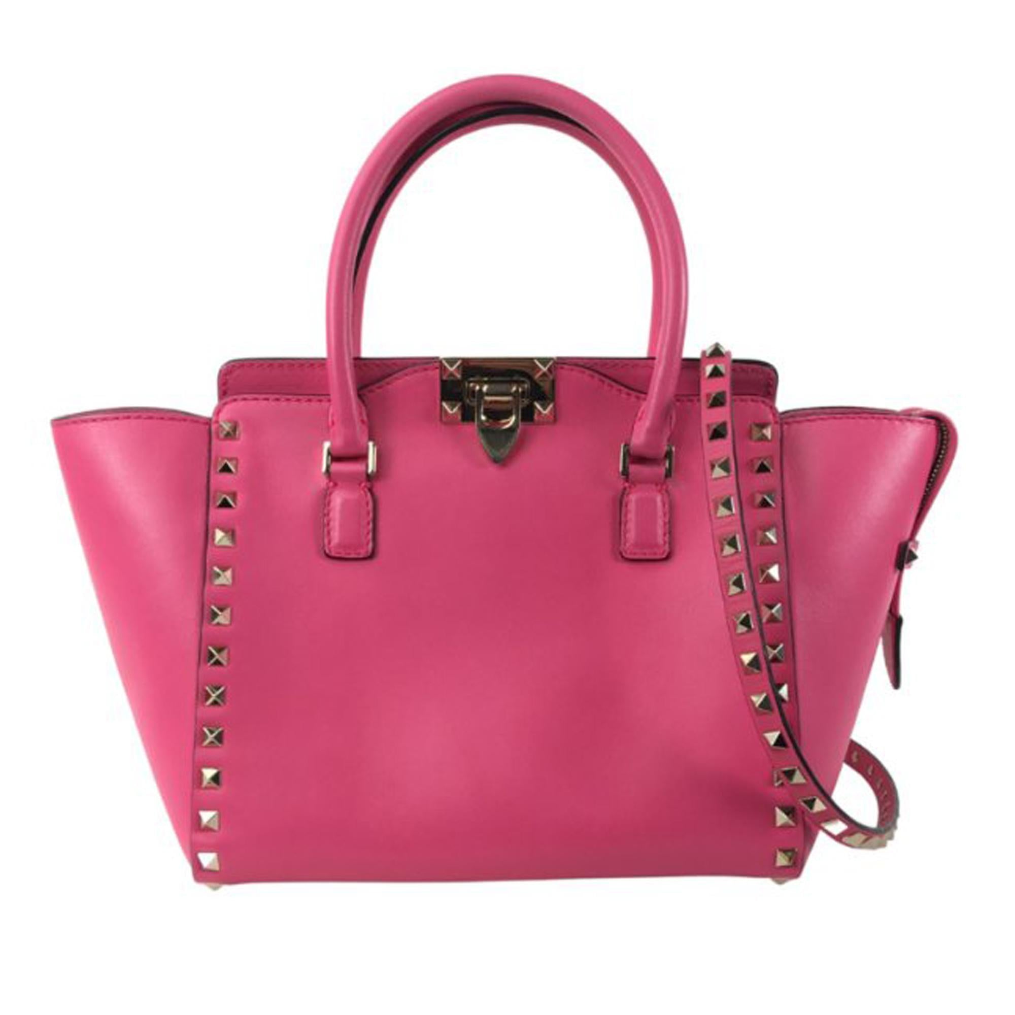 Valentino Rockstud Leather Satchel (SHG-C0c2Xn)