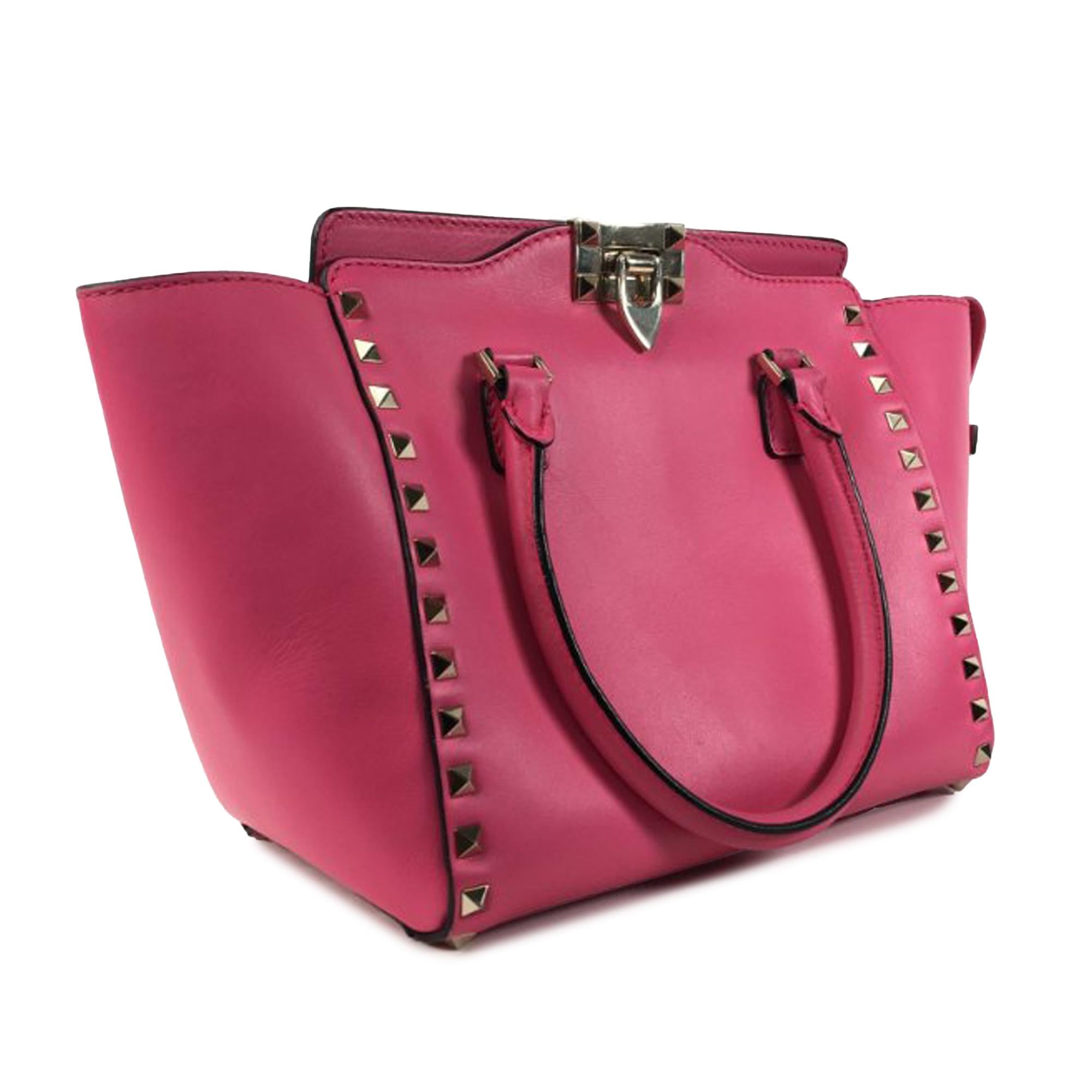 Valentino Rockstud Leather Satchel (SHG-C0c2Xn)