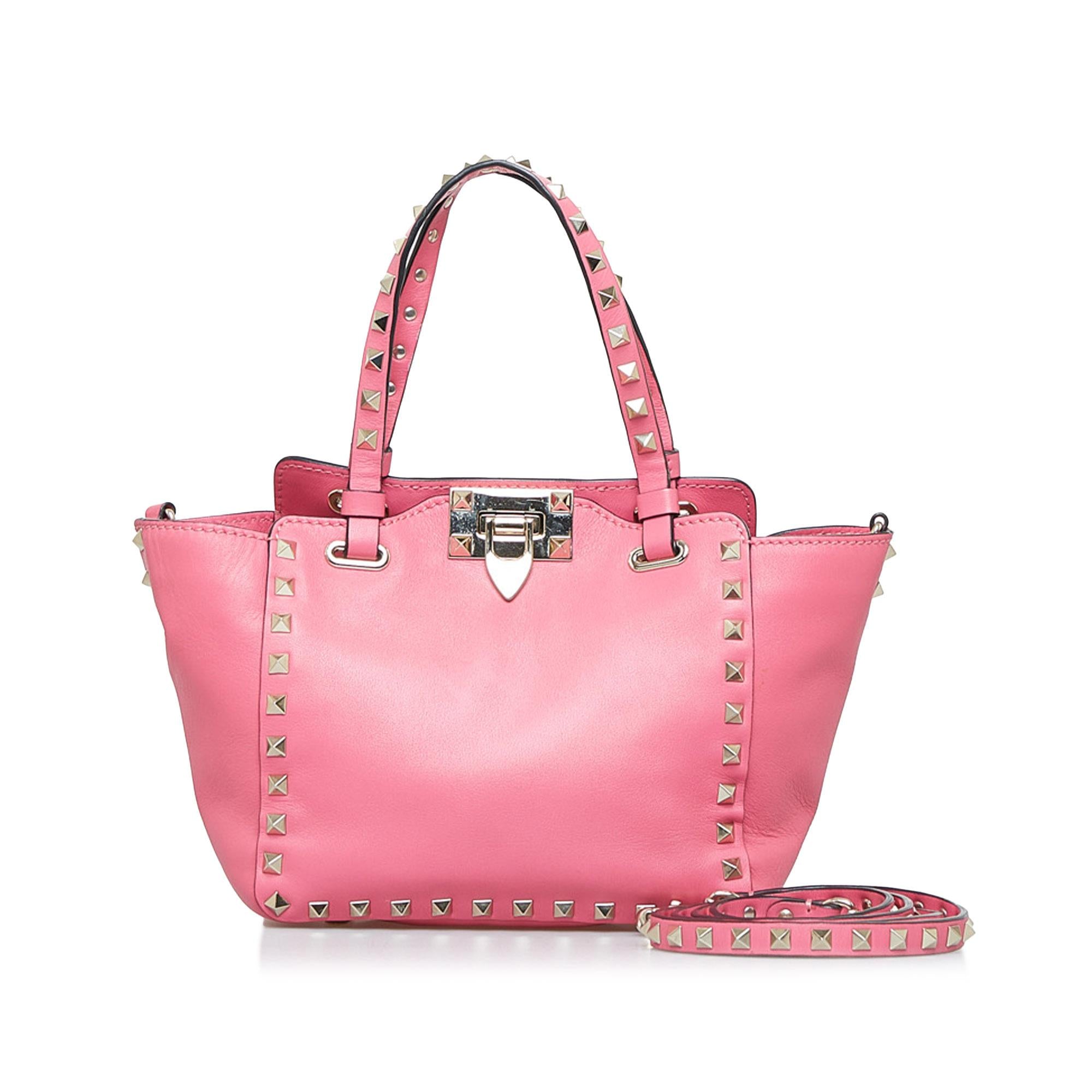 Valentino Rockstud Satchel (SHG-BOjyrQ)