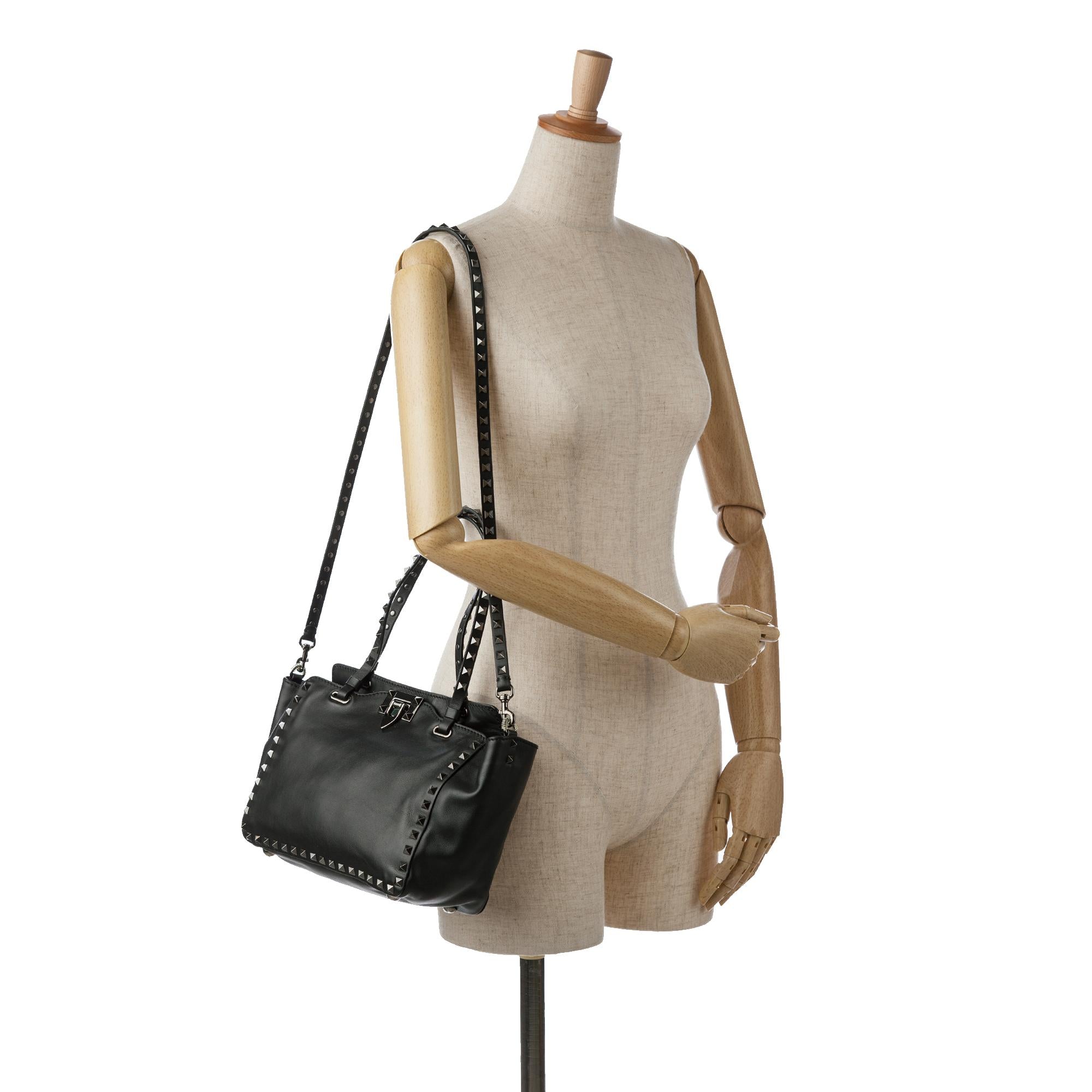 Valentino Rockstud Satchel (SHG-mWwUXS)