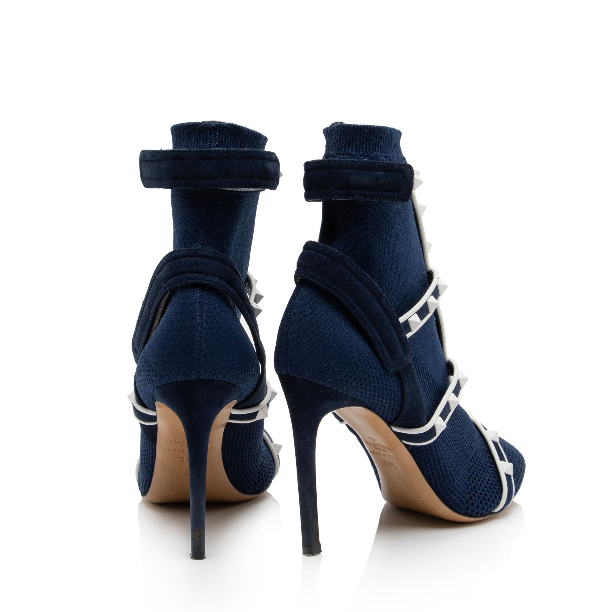 Valentino Rockstud Sock Boots - Size 6.5 / 36.5 (SHF-HbLTpP)