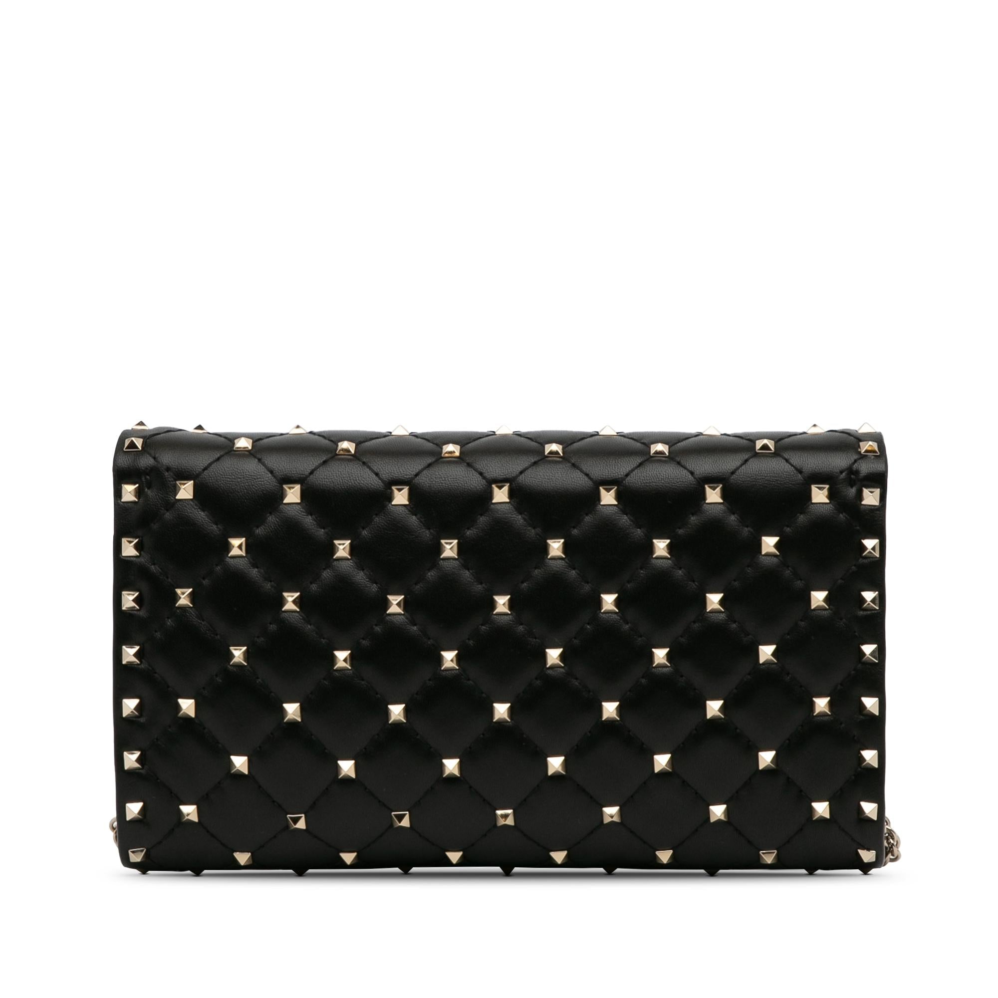 Valentino Rockstud Spike Wallet On Chain (SHG-5gYK4K)