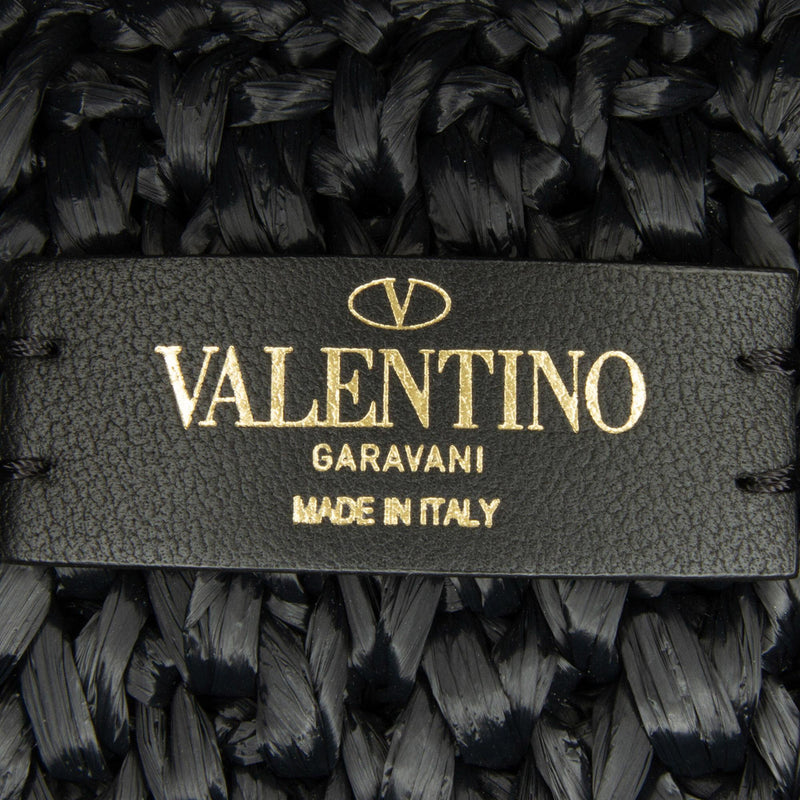 Valentino Rockstud Staw Tote Bag (SHG-Bzzb2Y)