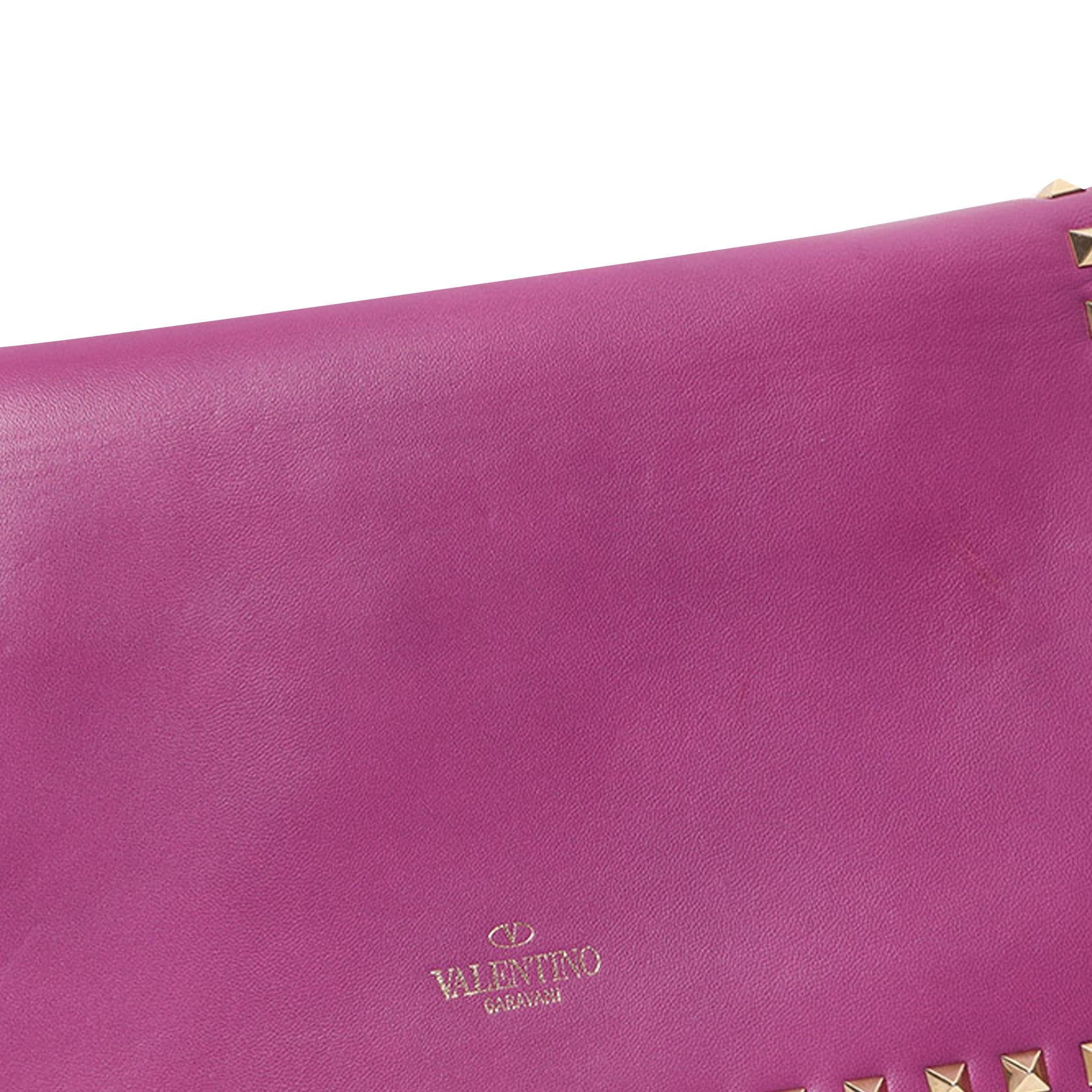 Valentino Rockstud Wristlet Clutch (SHG-Mh71mn)