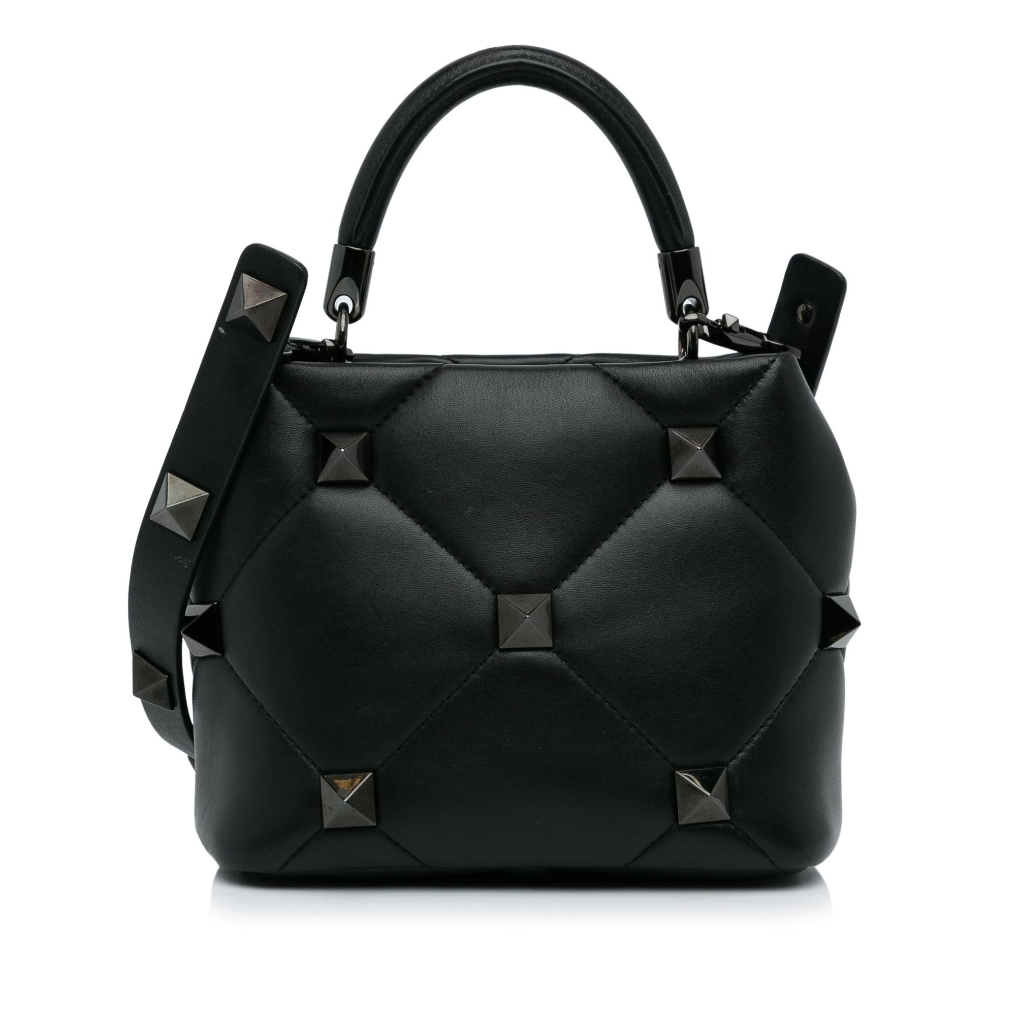 Valentino Roman Stud Satchel (SHG-Tnwpk8)