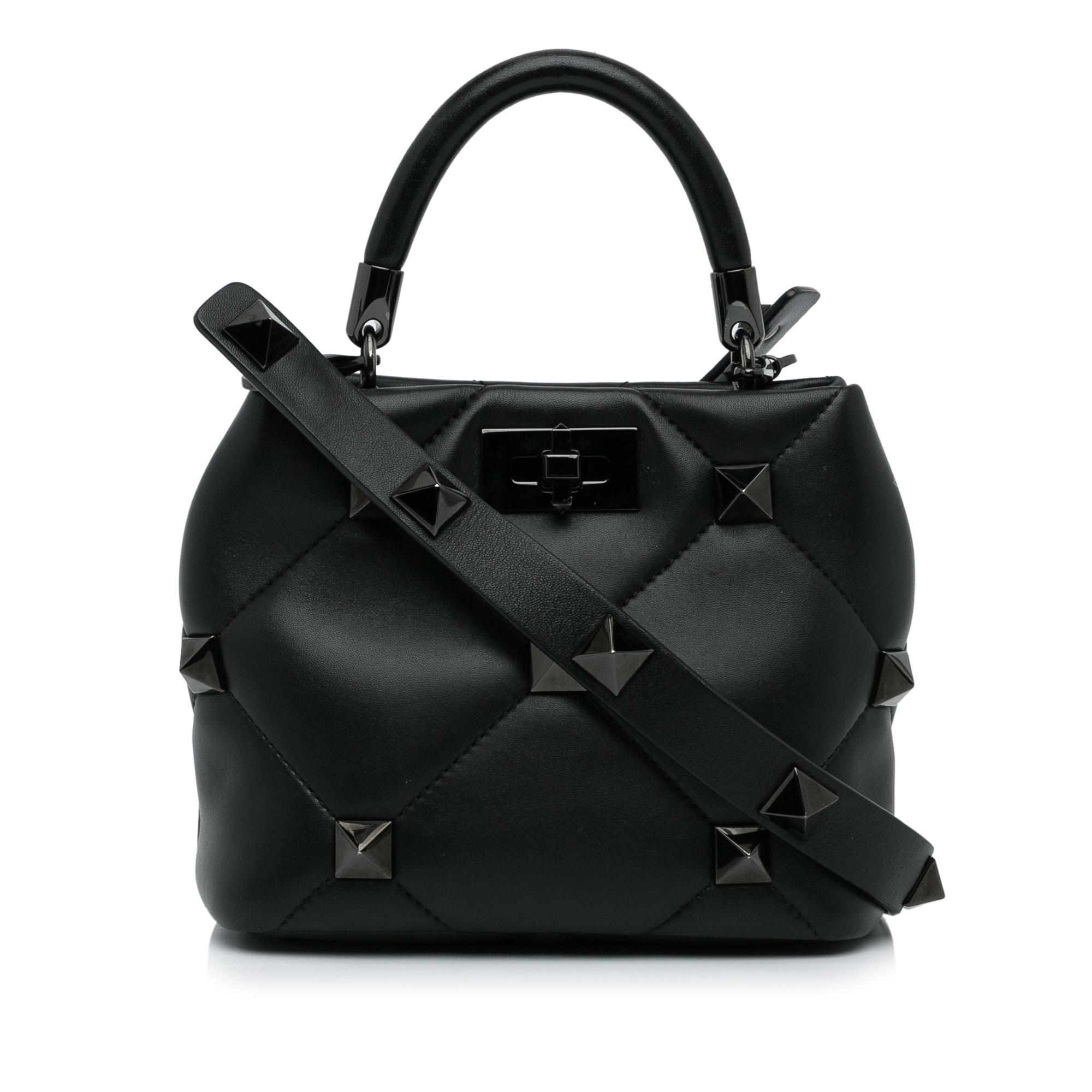 Valentino Roman Stud Satchel (SHG-Tnwpk8)