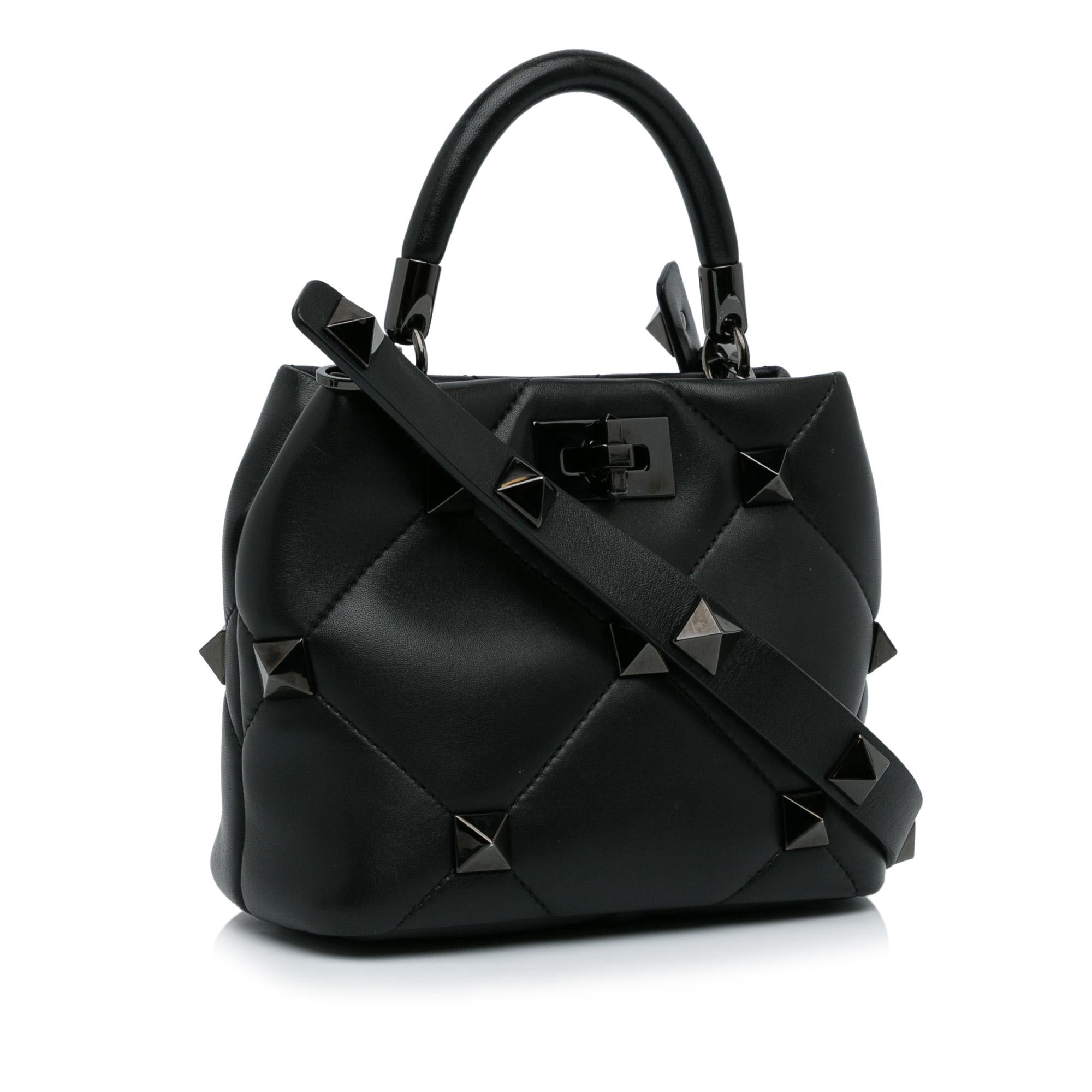 Valentino Roman Stud Satchel (SHG-Tnwpk8)