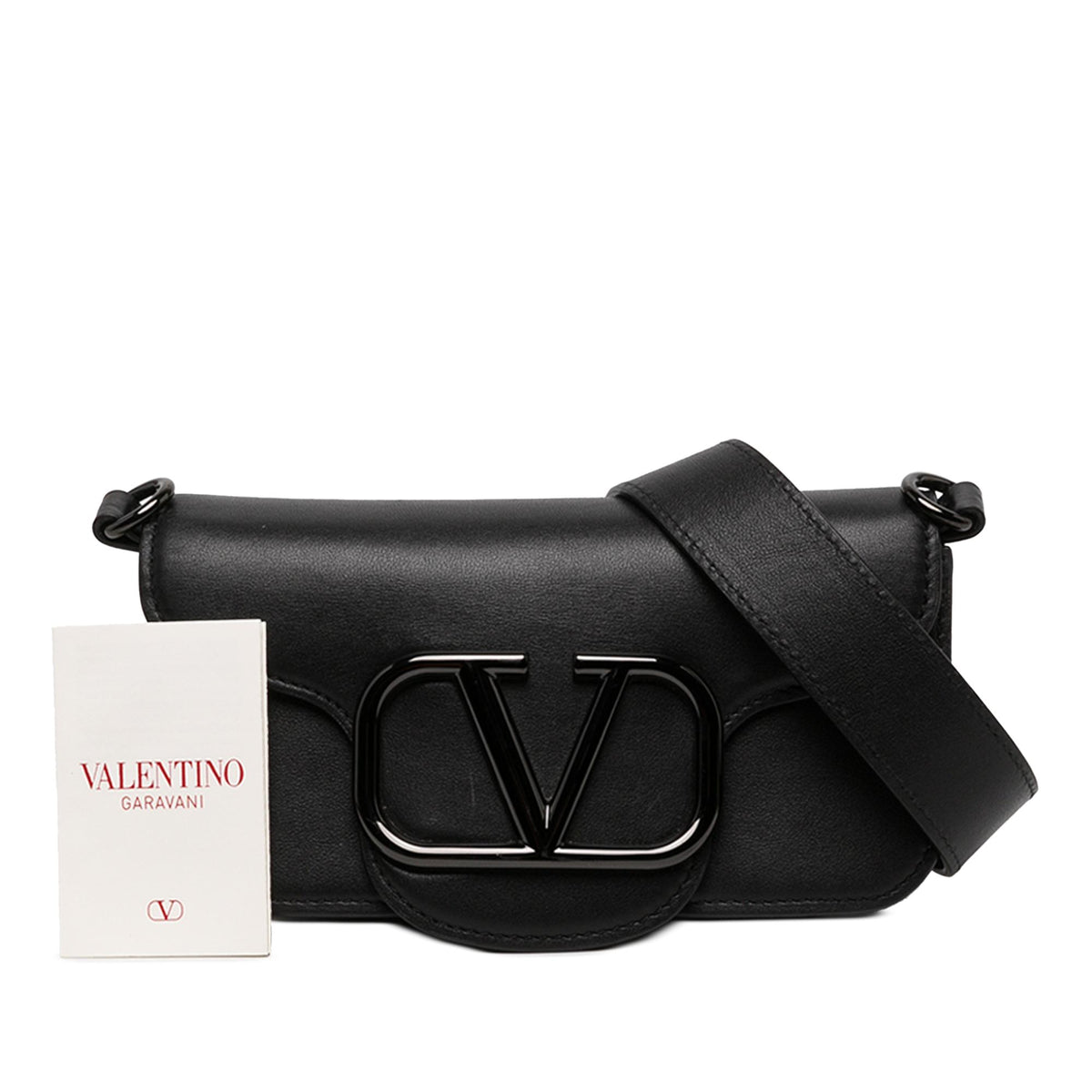 Valentino Small Calfskin VLogo Loco Satchel
