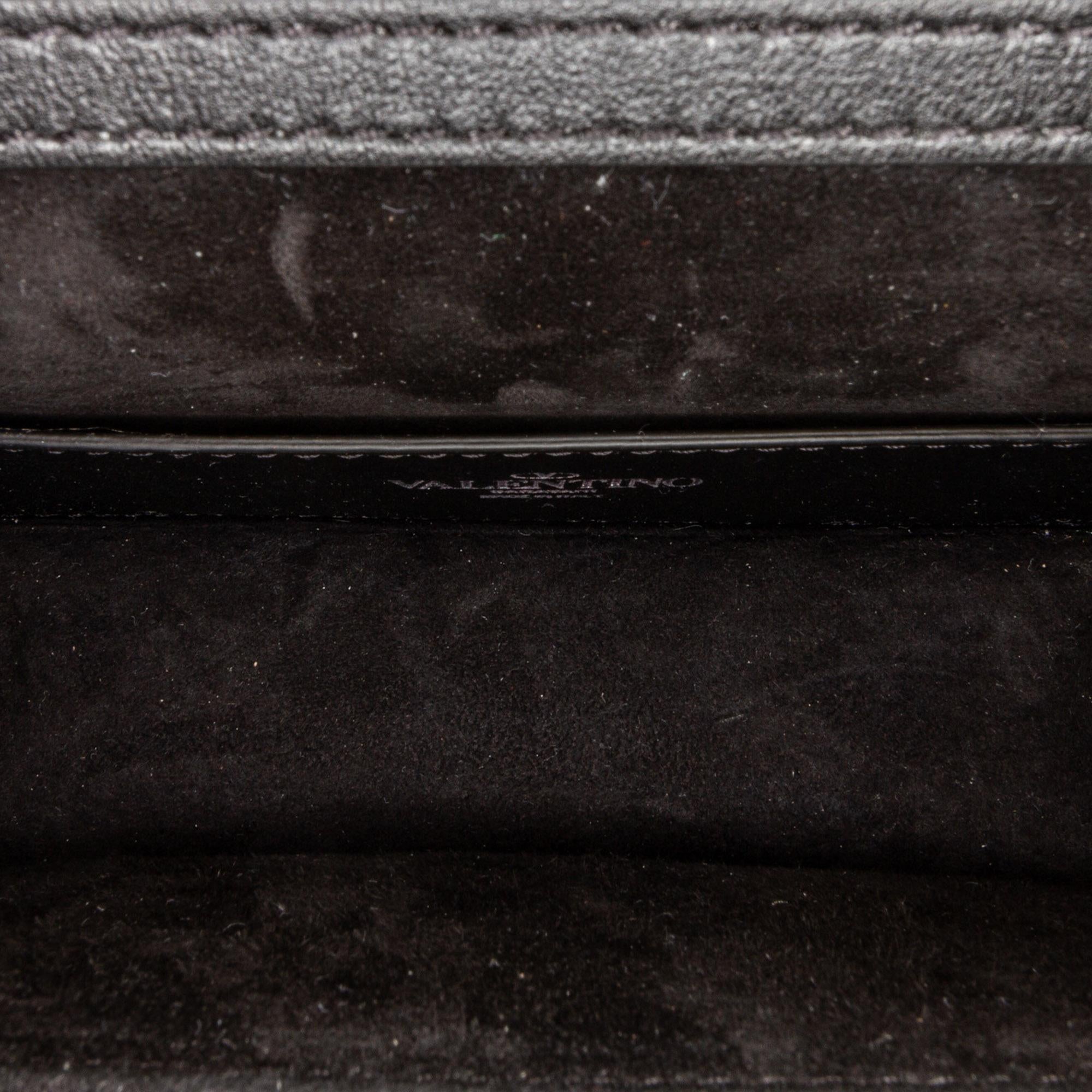 Valentino Small Crystal Embellished Loco VLogo Satchel (SHG-voDPnk)