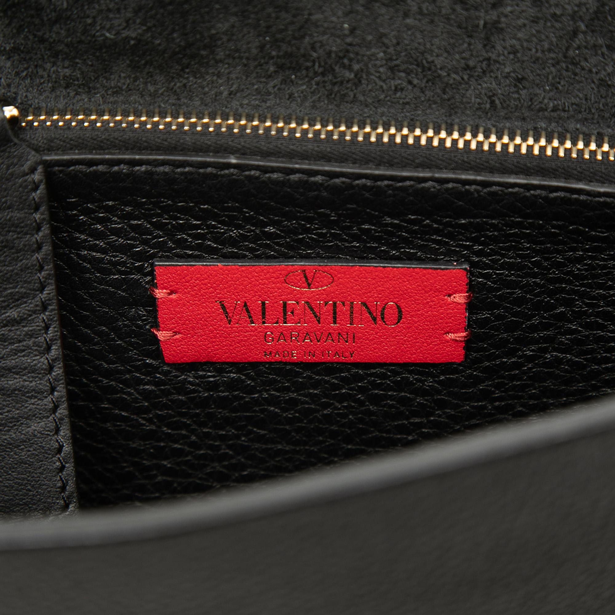 Valentino Small Grained Calfskin Rockstud Crossbody
