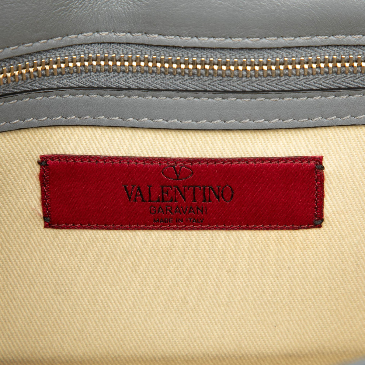 Valentino Small Leather Rockstud Glam Lock Crossbody