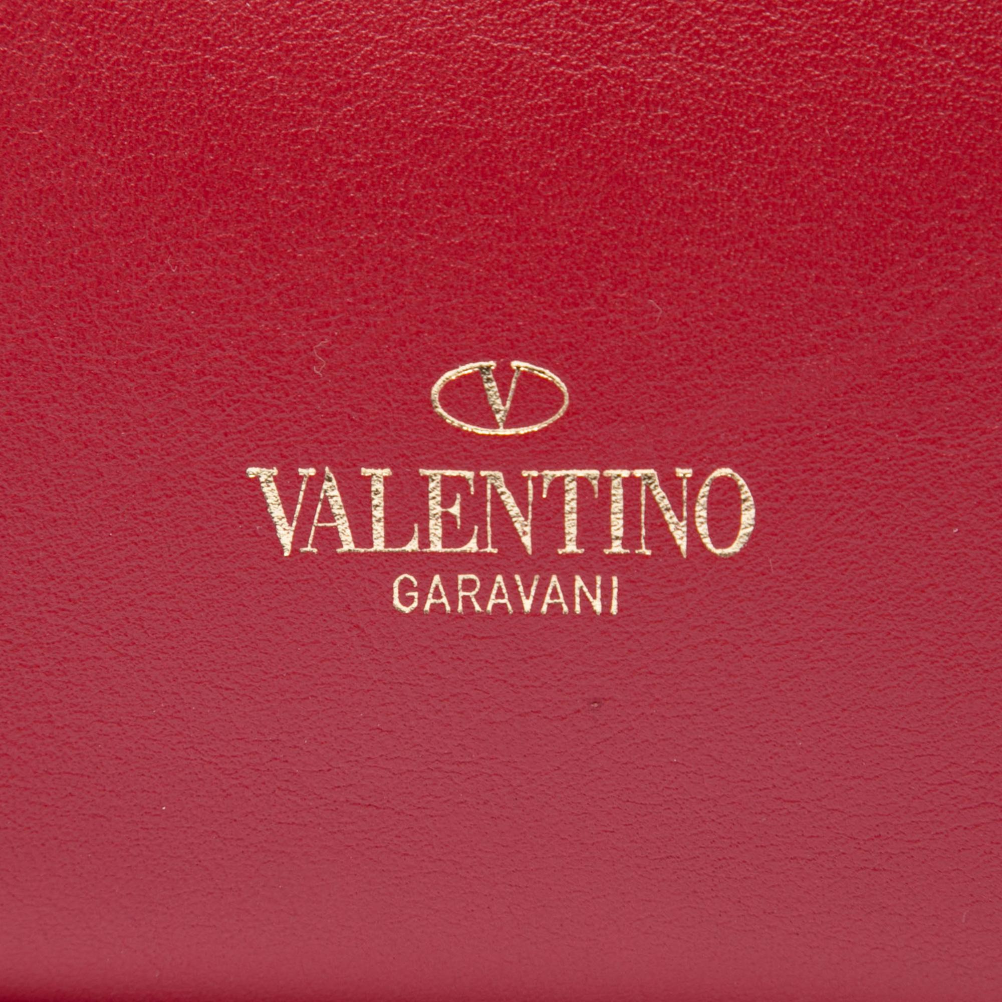 Valentino Small Leather Rockstud Trapeze Satchel