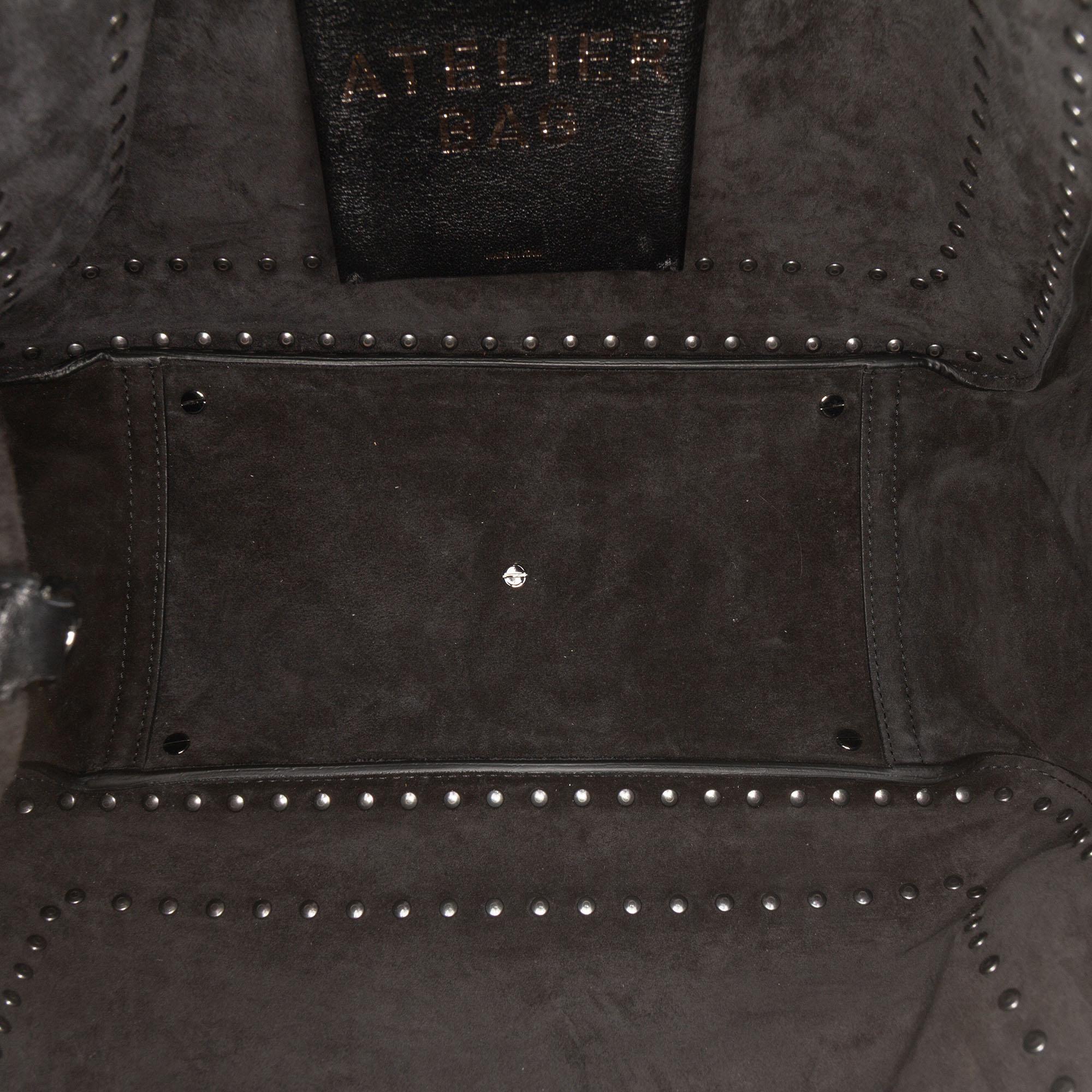 Valentino Small Nappa Atelier Bag 01 Metal Stitch Tote