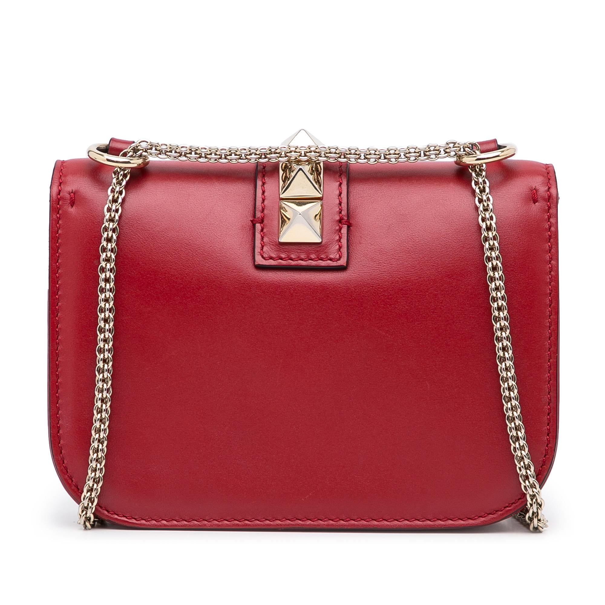 Valentino Small Rockstud Glam Lock Crossbody (SHG-5O4mq5)
