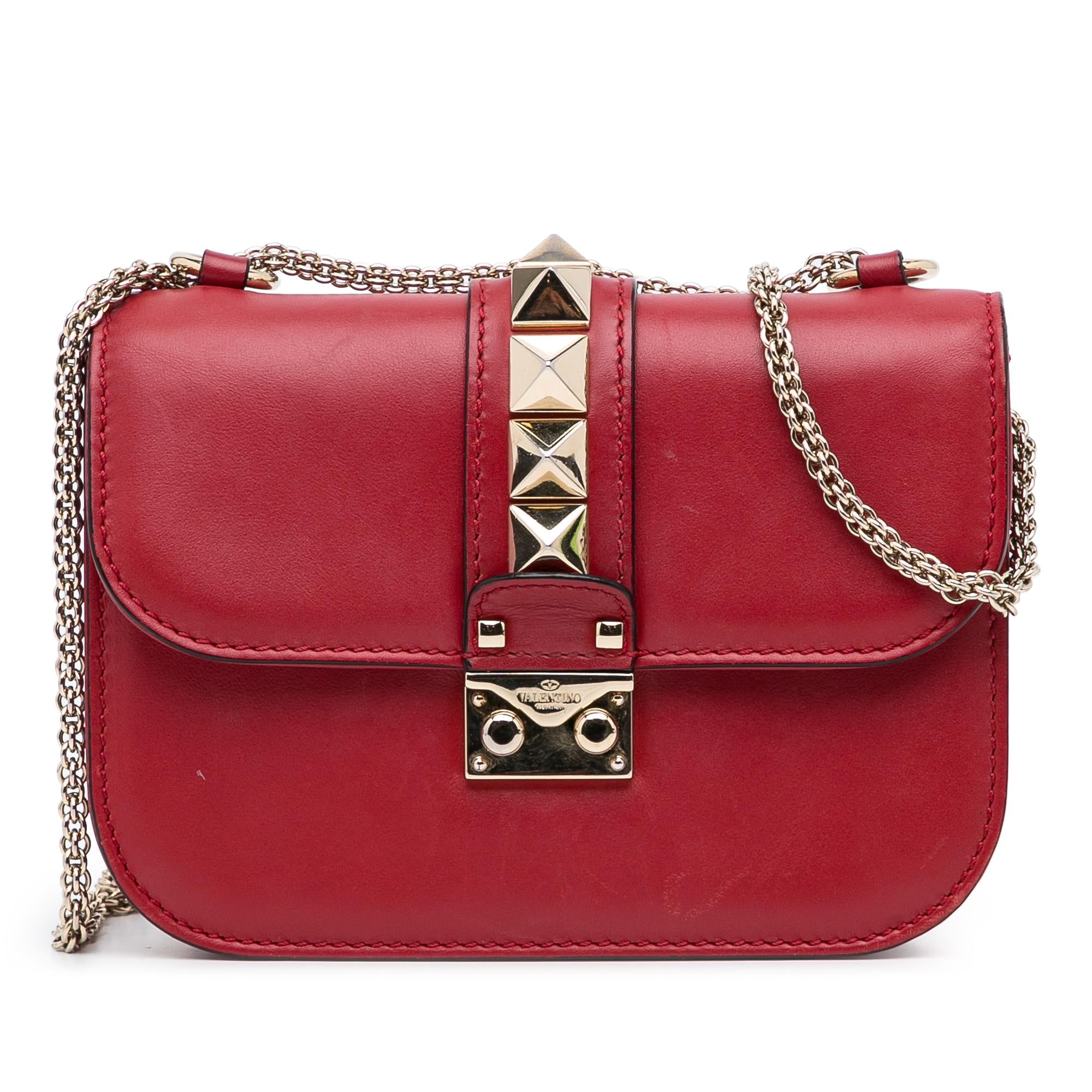 Valentino Small Rockstud Glam Lock Crossbody (SHG-5O4mq5)