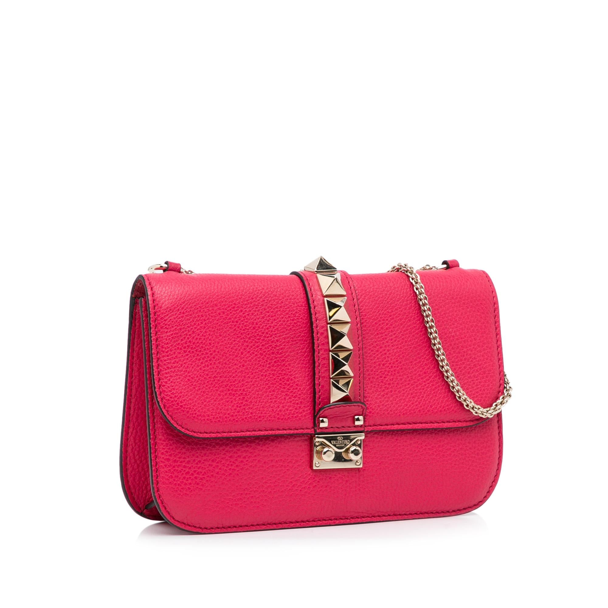 Valentino Small Rockstud Glam Lock Shoulder Bag