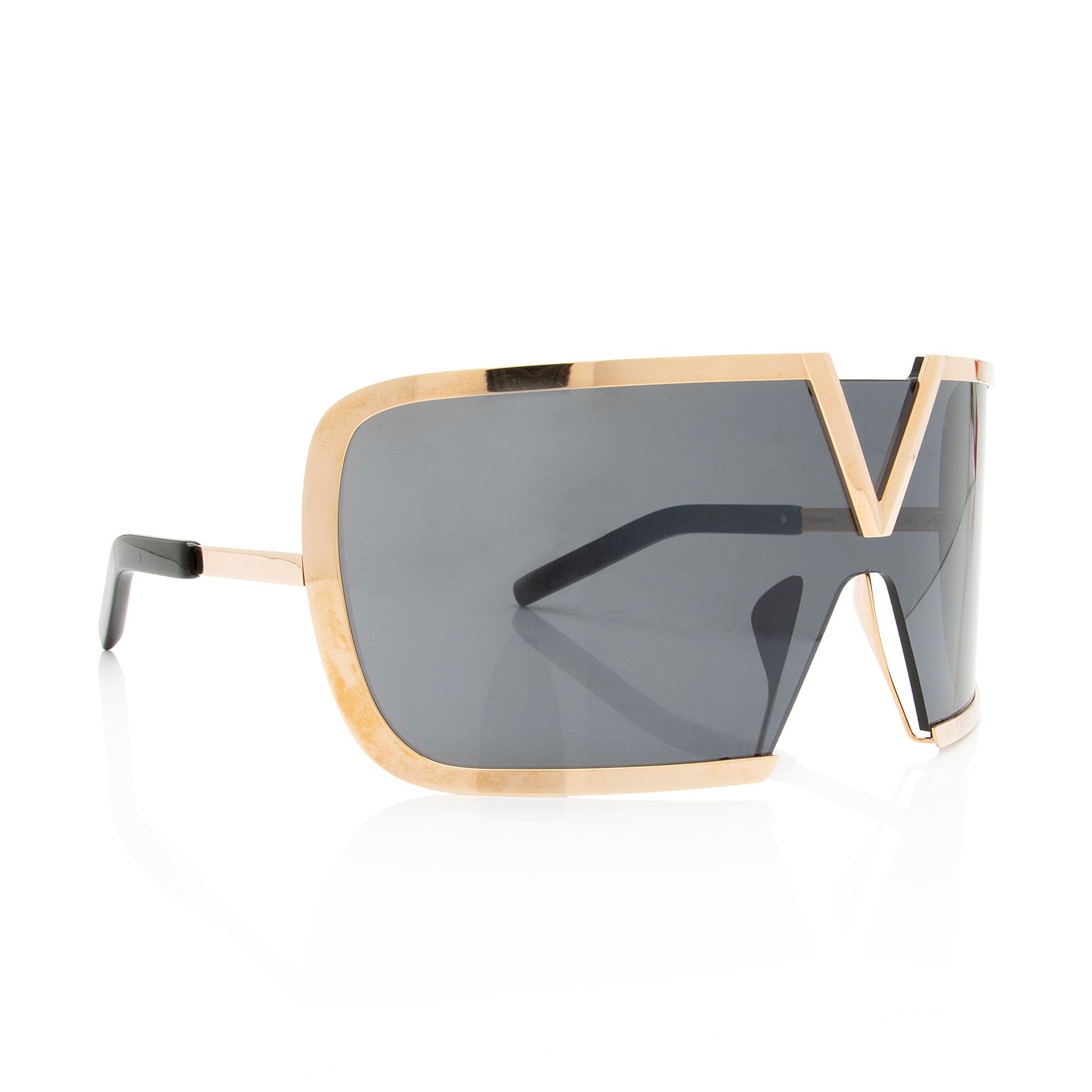 Valentino V-Romask Shield Sunglasses