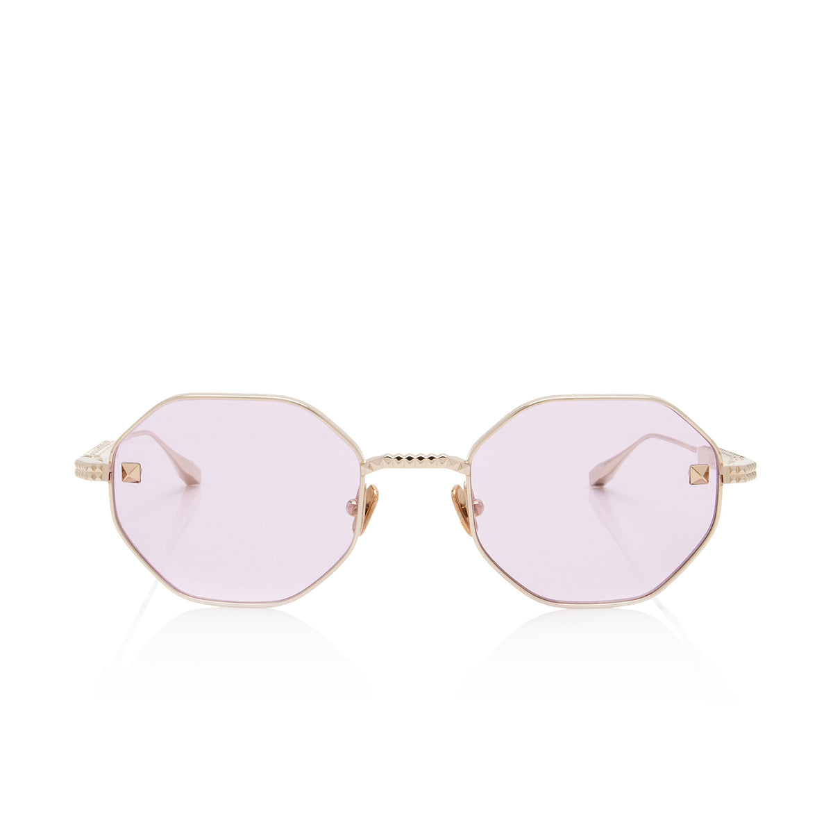 Valentino V Stud Geometric Sunglasses