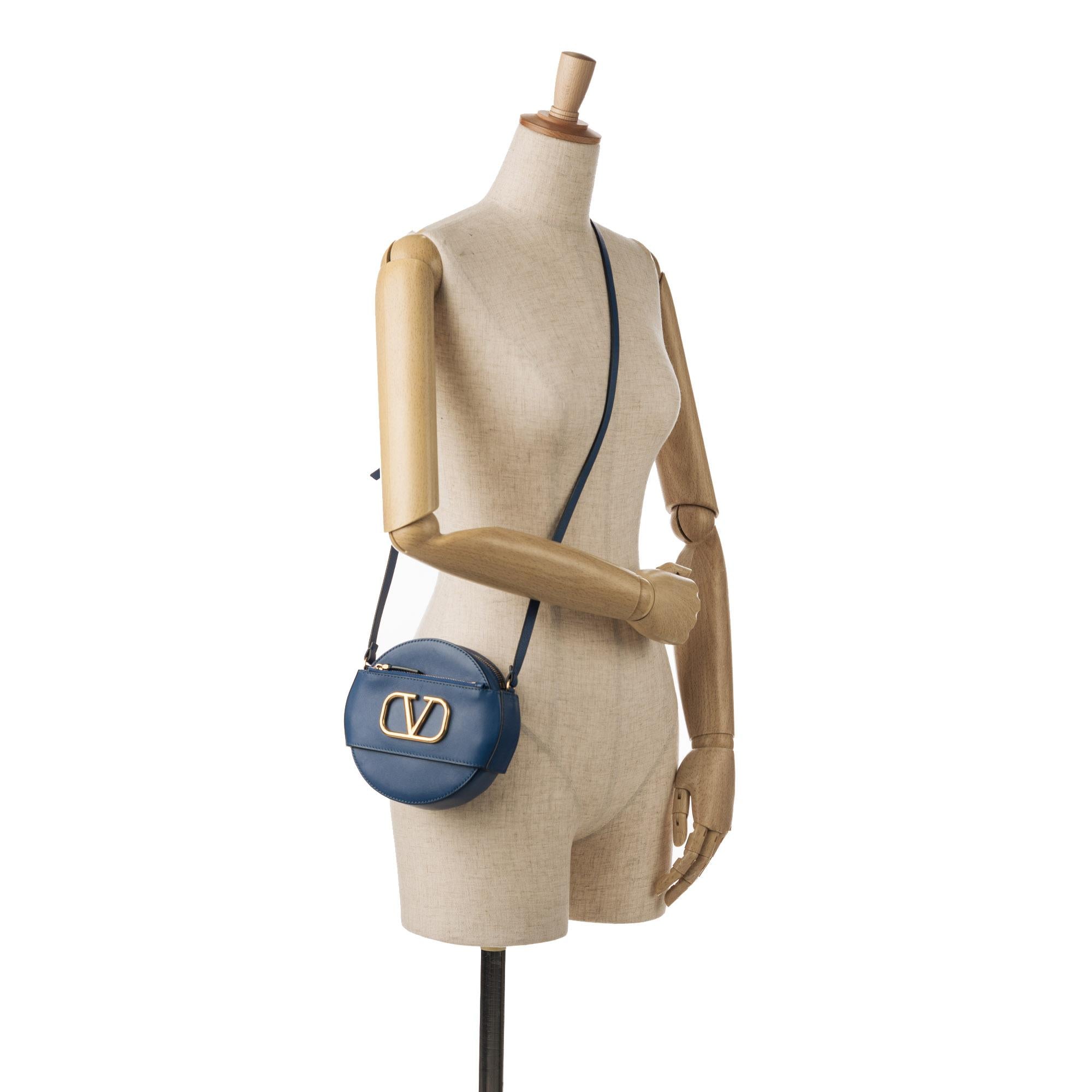 Valentino VLogo Round Crossbody Bag (SHG-A0O53H)