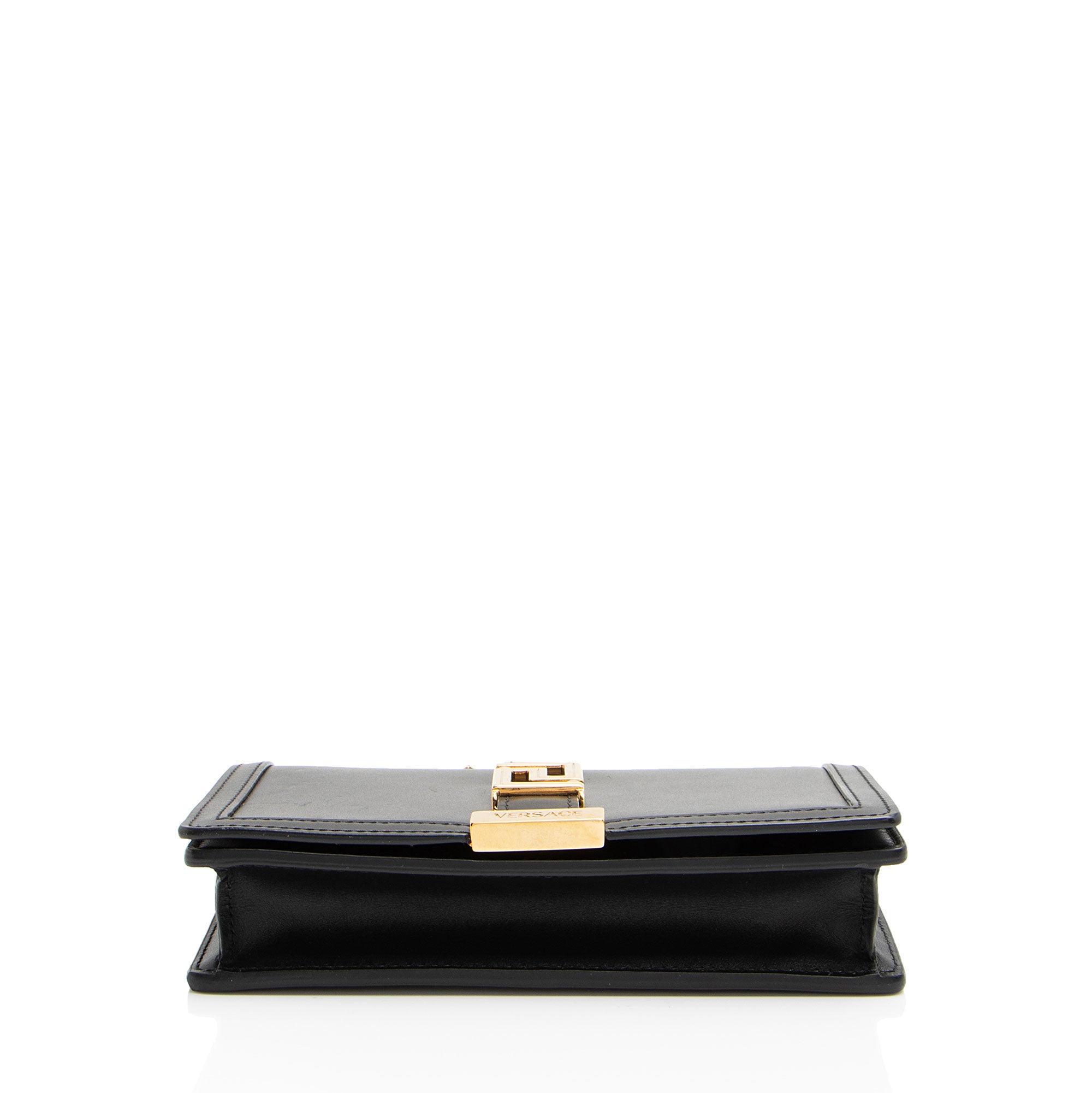 Versace Calfskin Greca Goddess Chain Mini Bag