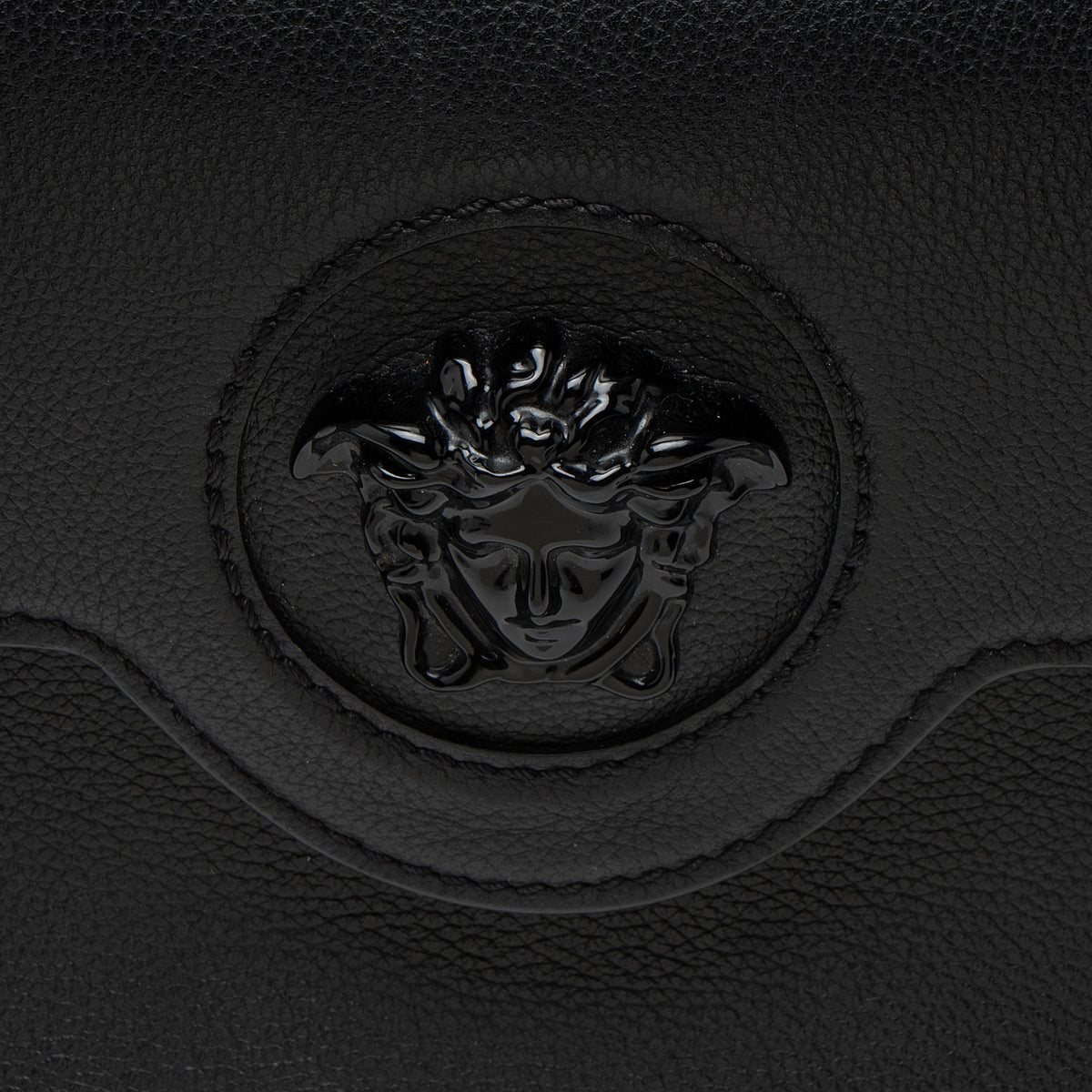 Versace Calfskin La Medusa Medium Top Handle