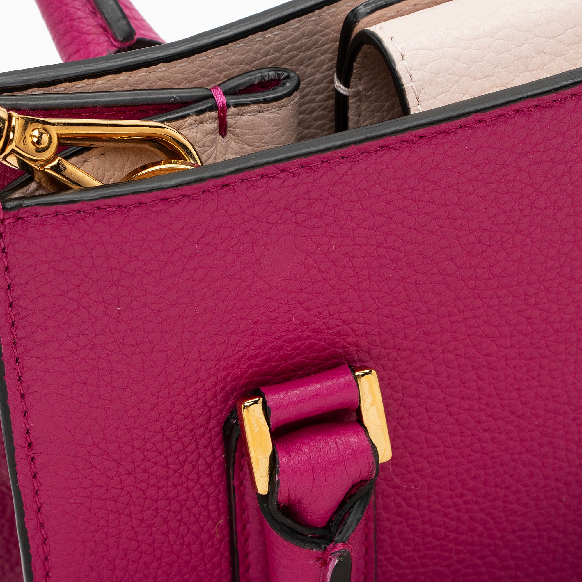 Versace Calfskin Virtus Small Satchel