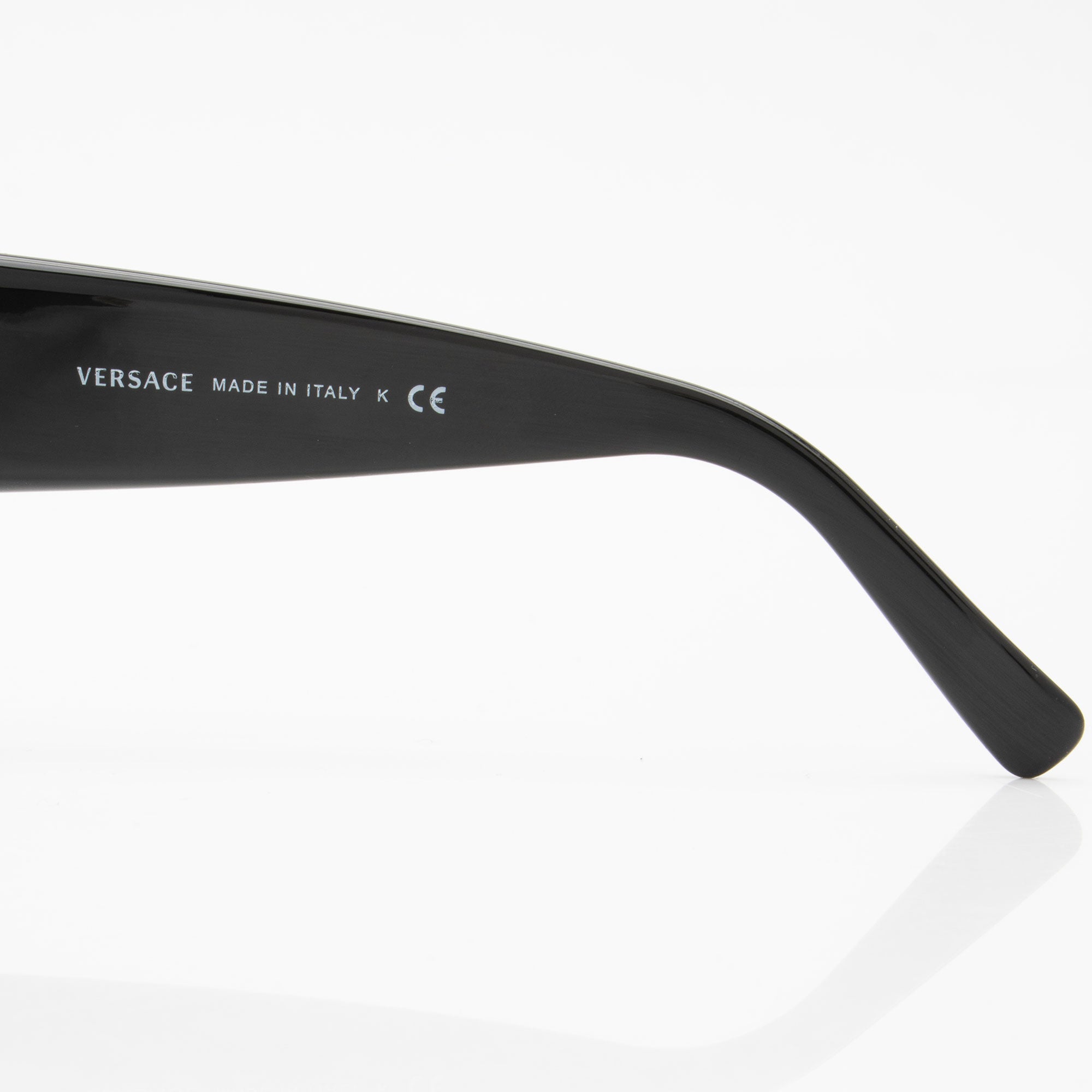 Versace Crystal Medusa Narrow Sunglasses (SHF-Bxpy1Y)