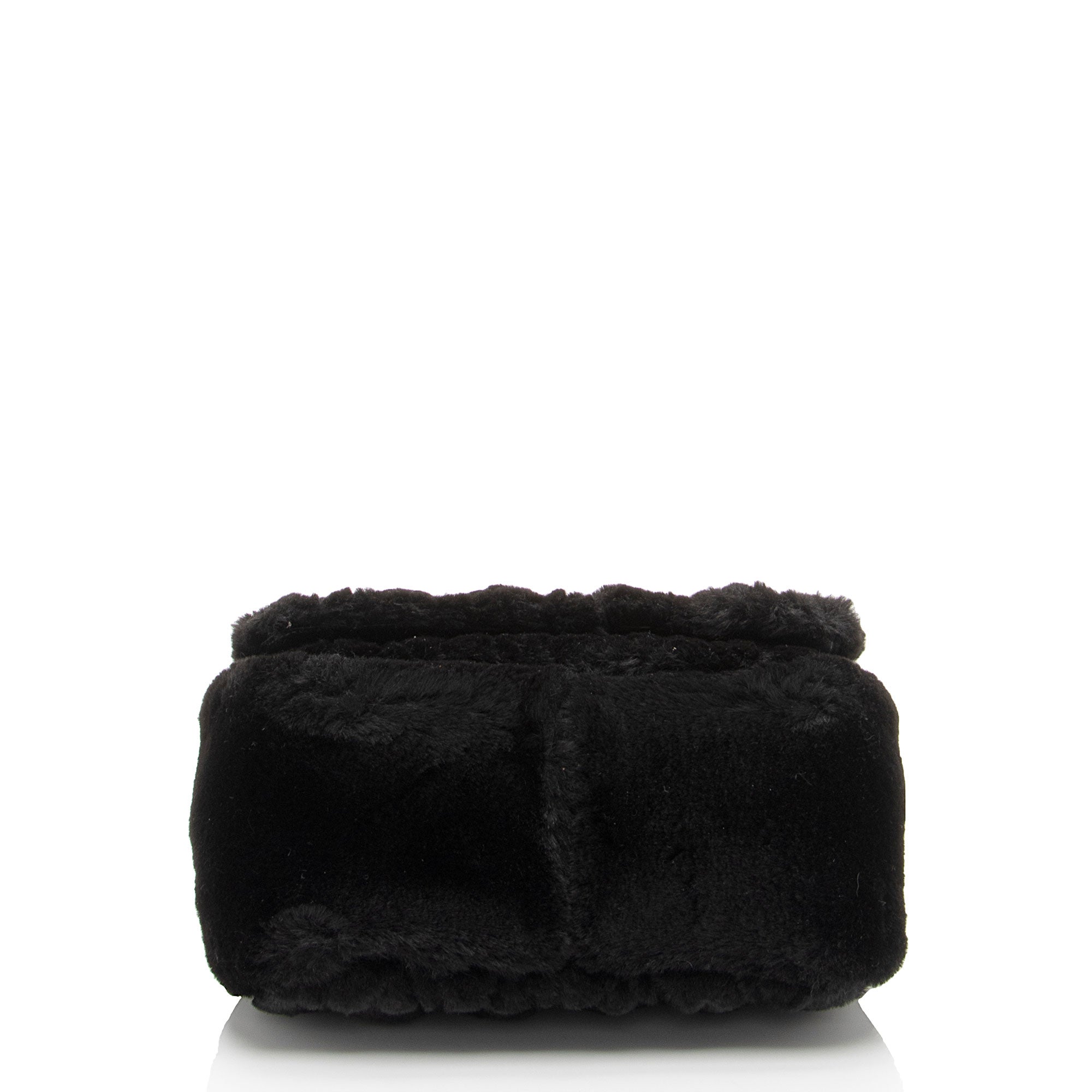 Versace Faux Fur Virtus Shoulder Bag (SHF-9AXZ0I)