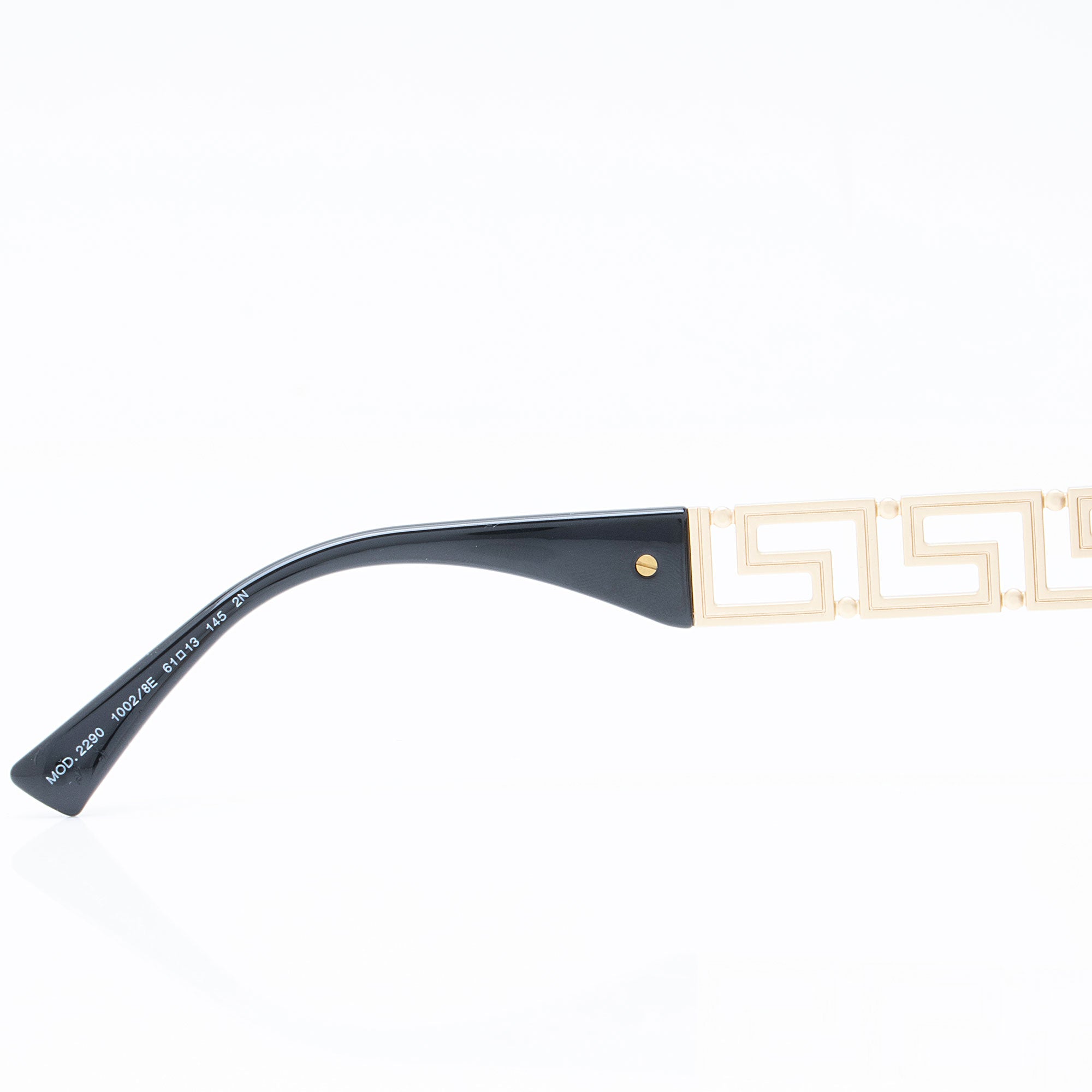 Versace Greca Cutout Rectangular Sunglasses