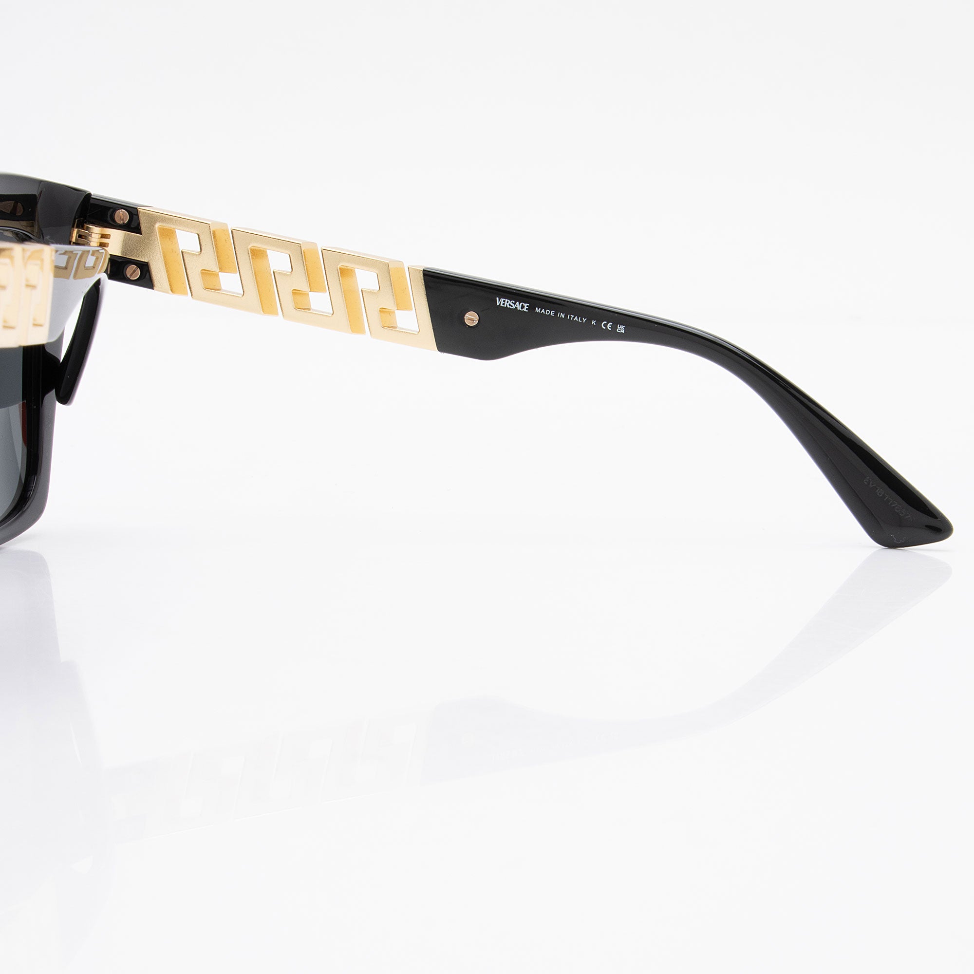 Versace Greca Cutout Square Sunglasses