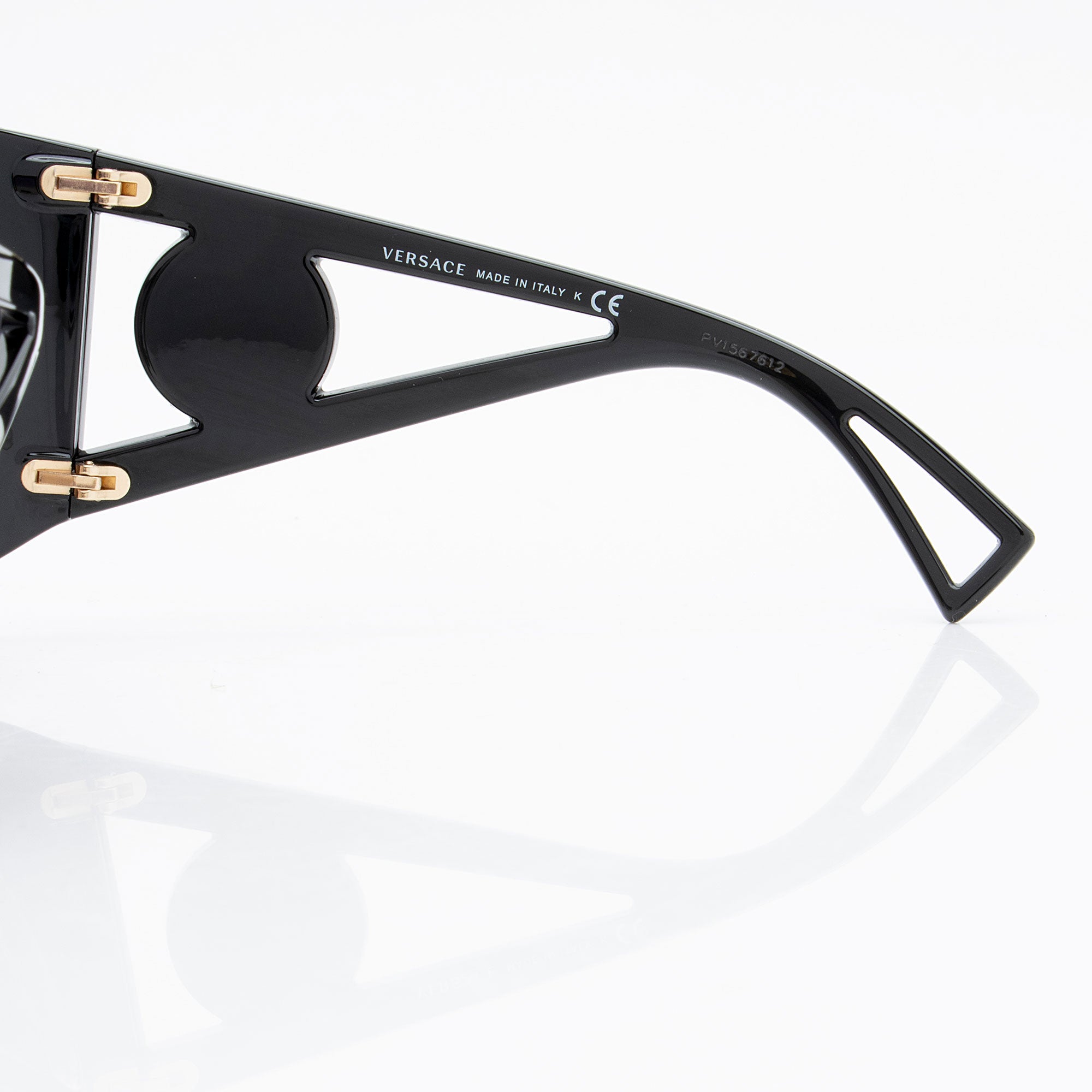 Versace Interchangeable Shield Sunglasses