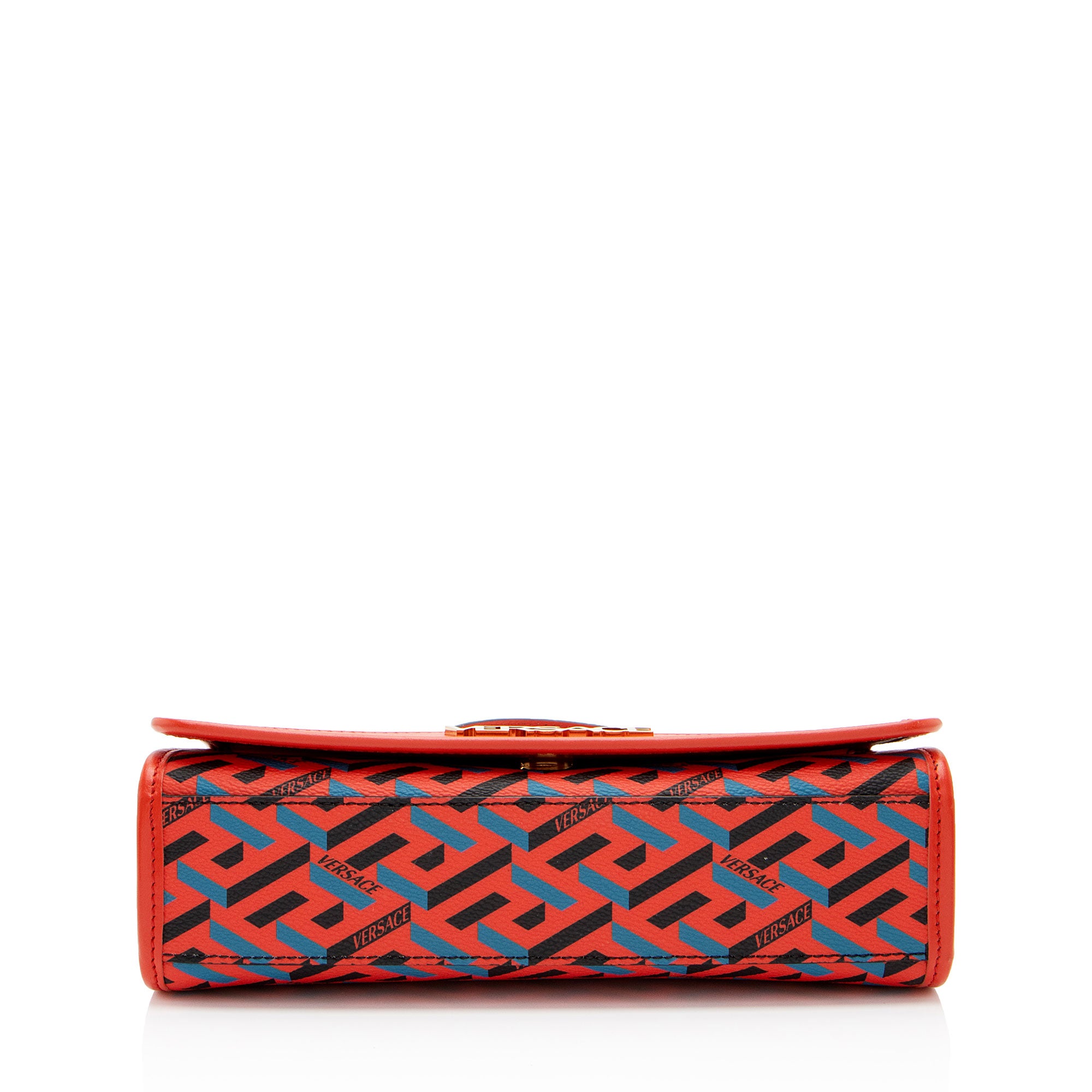Versace La Greca Coated Canvas Top Handle