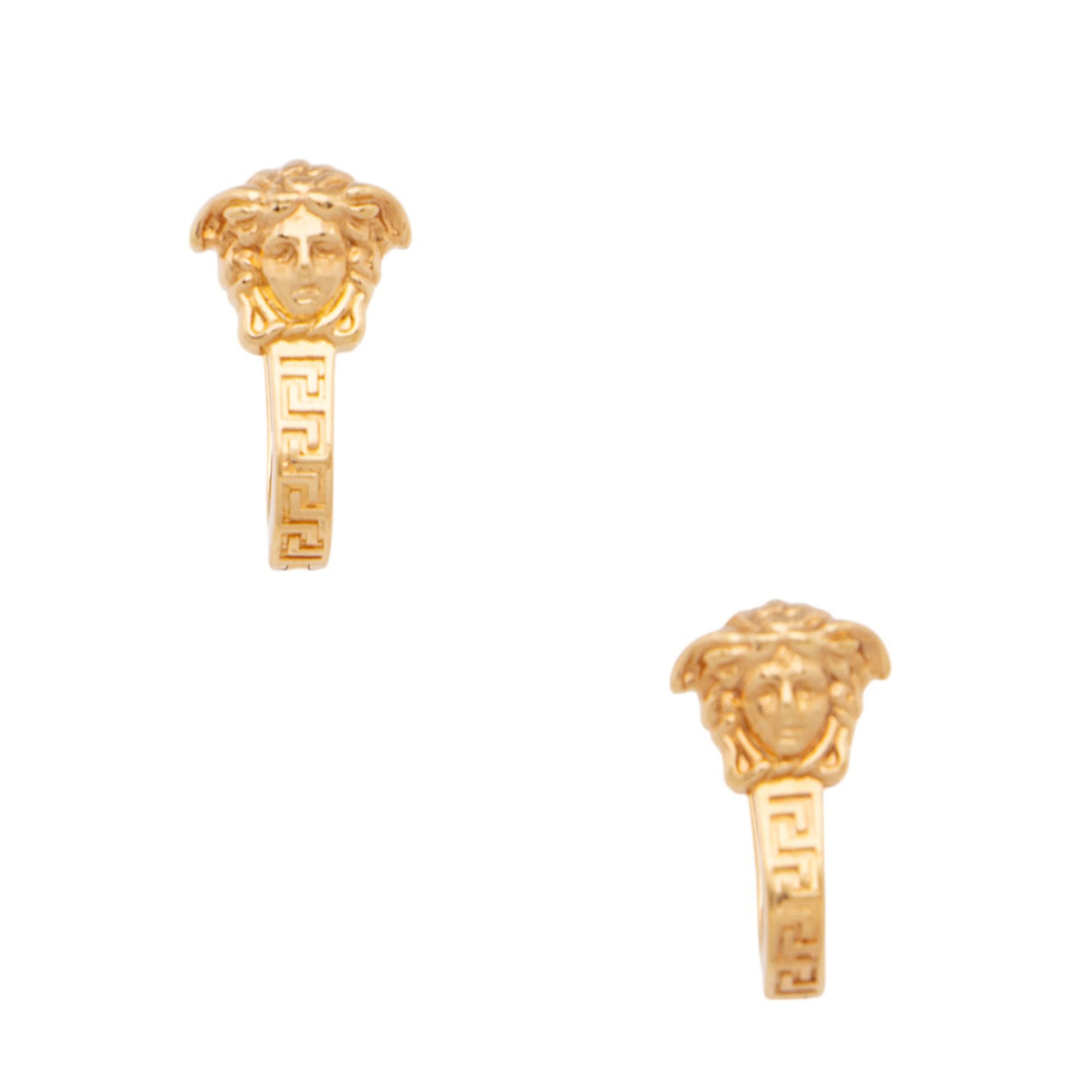 Versace La Medusa Hoop Earrings (SHF-CO7Uza)