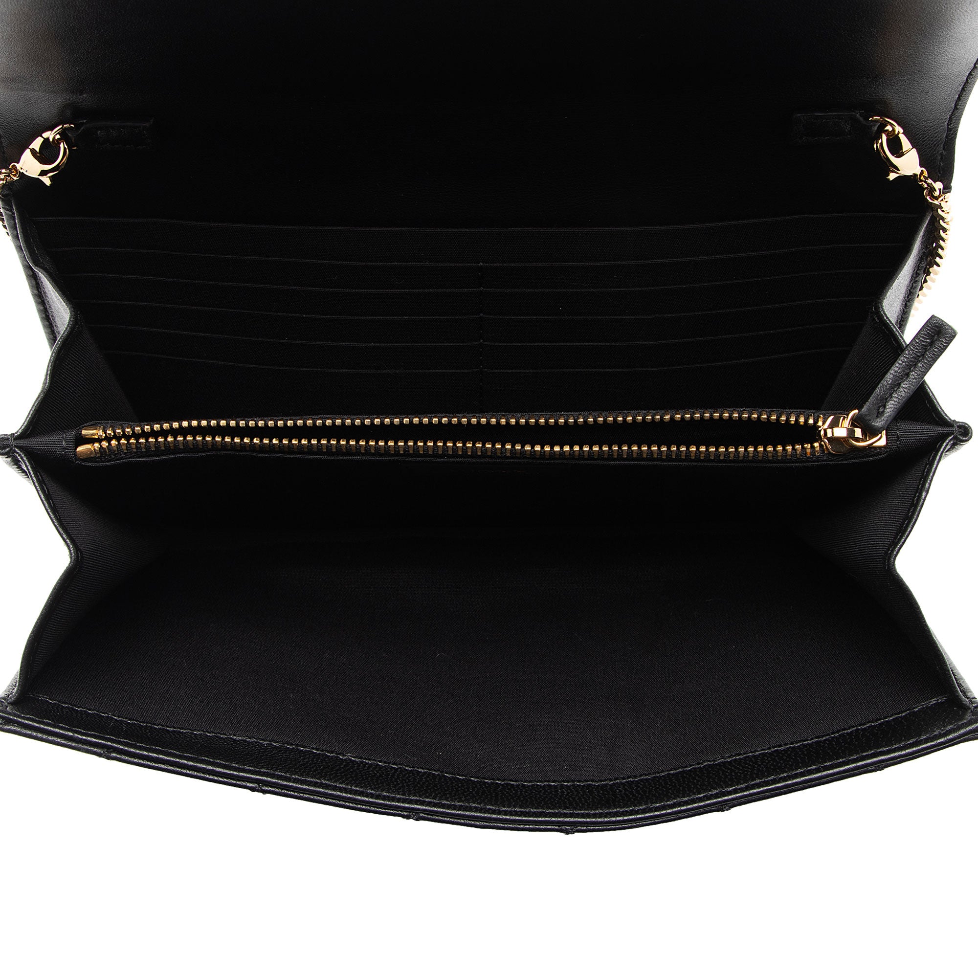 Versace Quilted Lambskin Medusa Wallet On Chain Bag (SHF-kD5DVw)