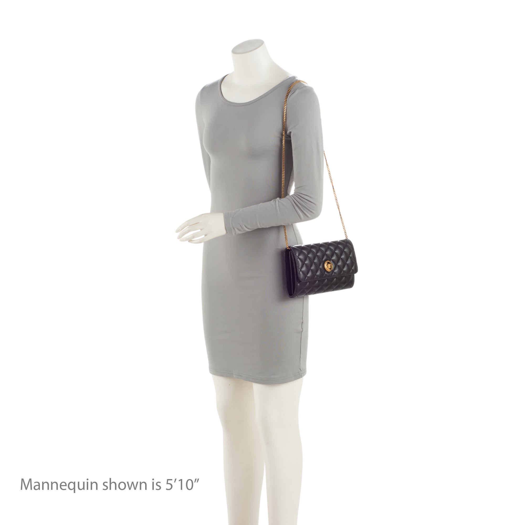 Versace Quilted Lambskin Medusa Wallet On Chain Bag (SHF-kD5DVw)