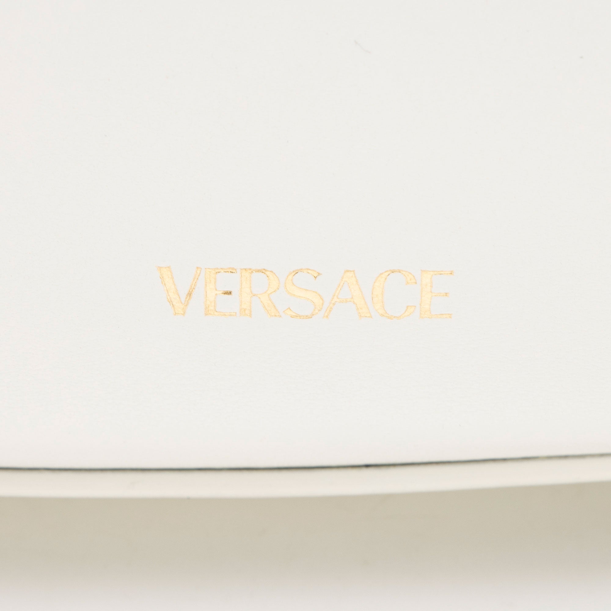 Versace Leather Grecca Goddess Large Tote