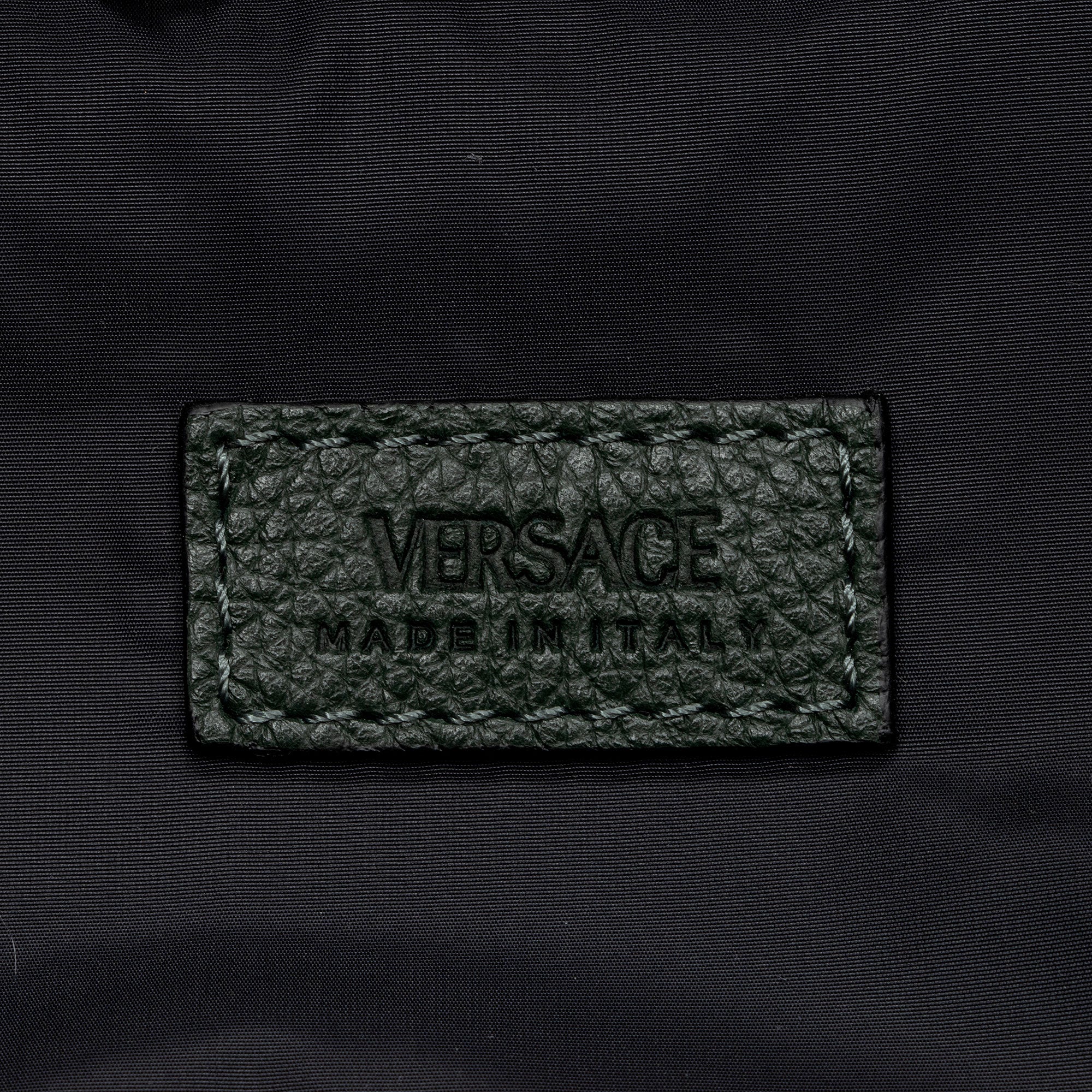 Versace Leather Medusa Backpack (SHF-2qmKYn)