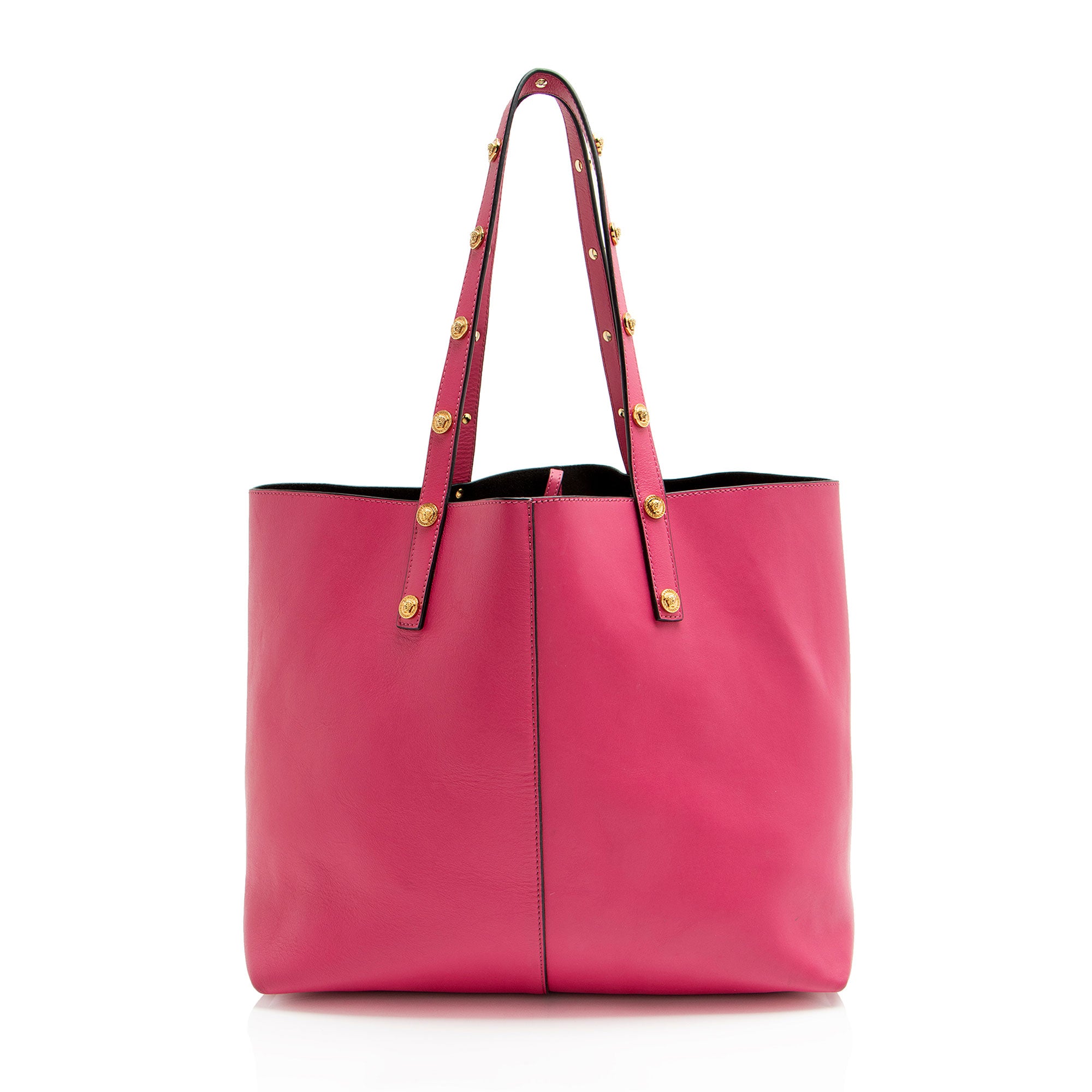 Versace Leather Tribute Shopper Tote