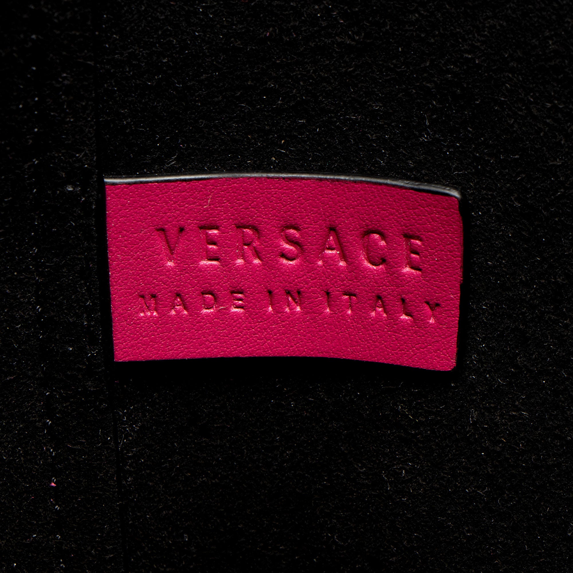 Versace Leather Tribute Shopper Tote
