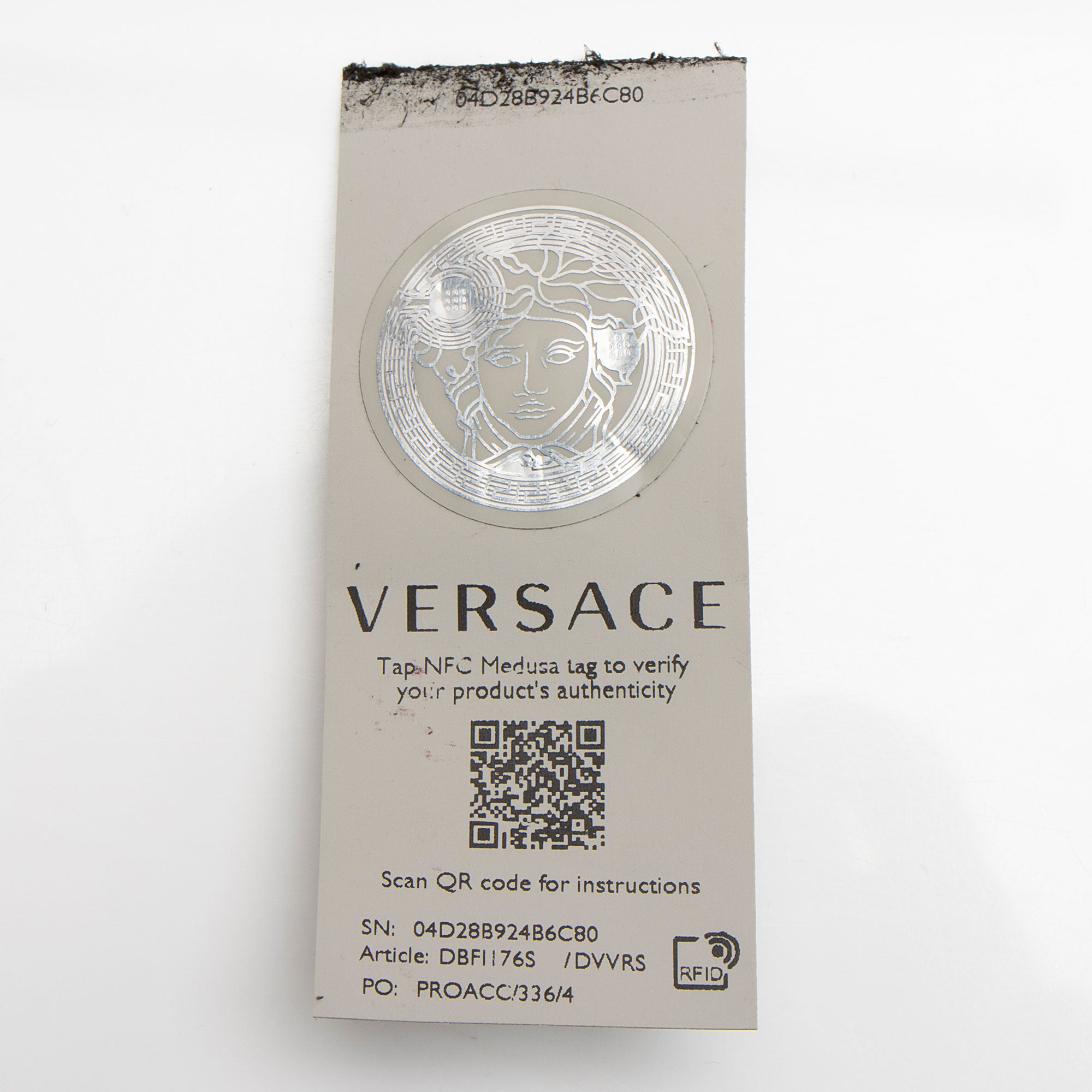 Versace Leather Tribute Shopper Tote