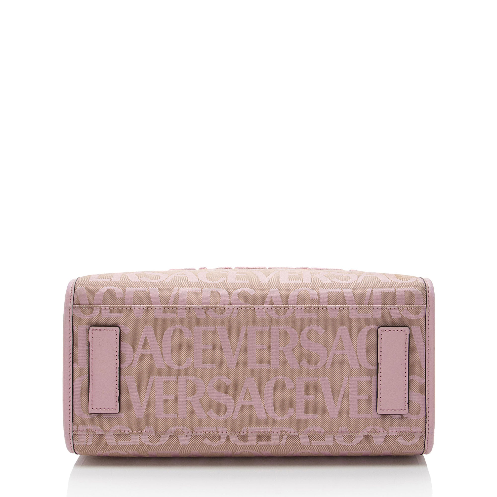 Versace Logo Canvas La Medusa Small Tote