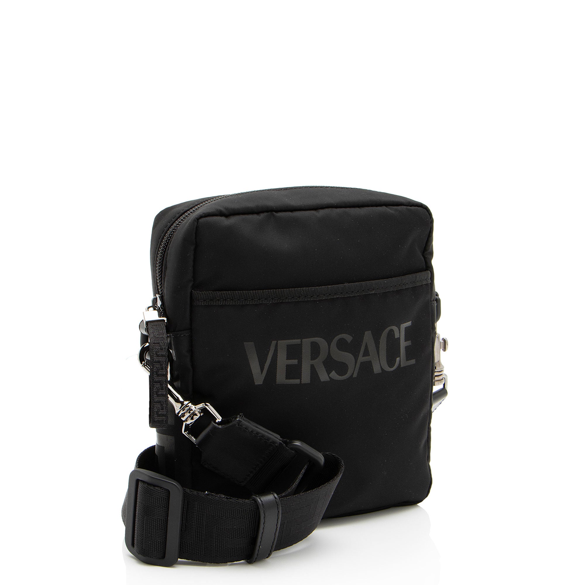 Versace Nylon Logo Messenger