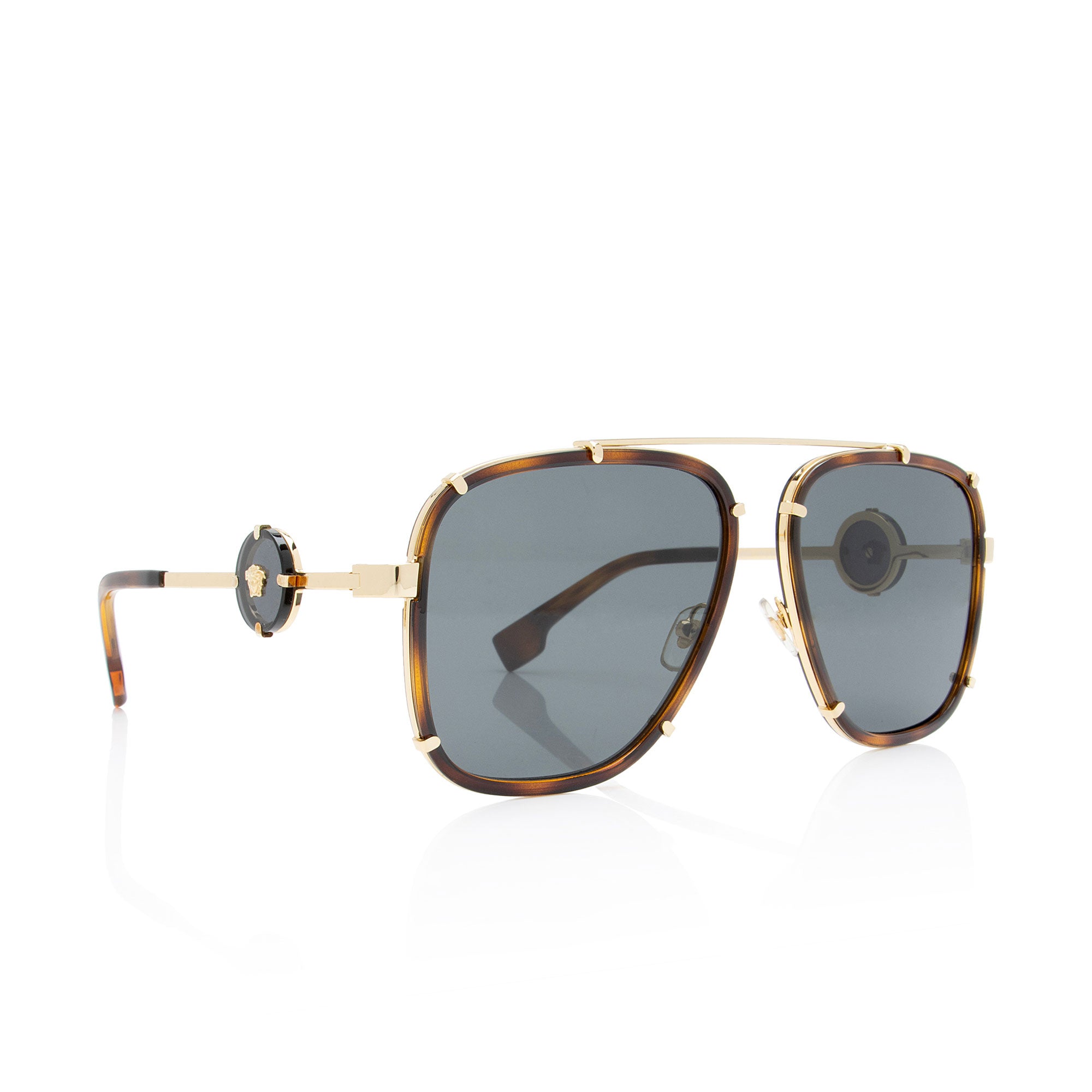 Versace Pilot Clip On Sunglasses