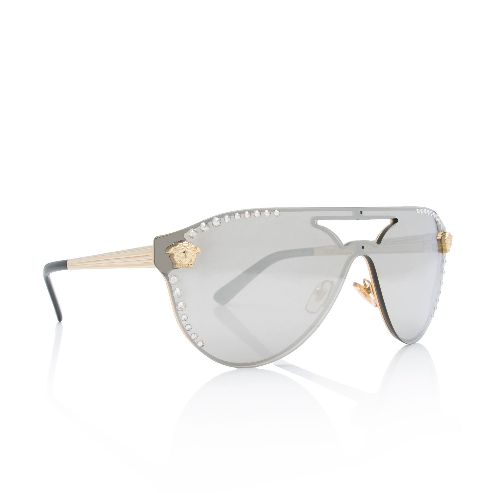 Versace Studded Cat Eye Sunglasses