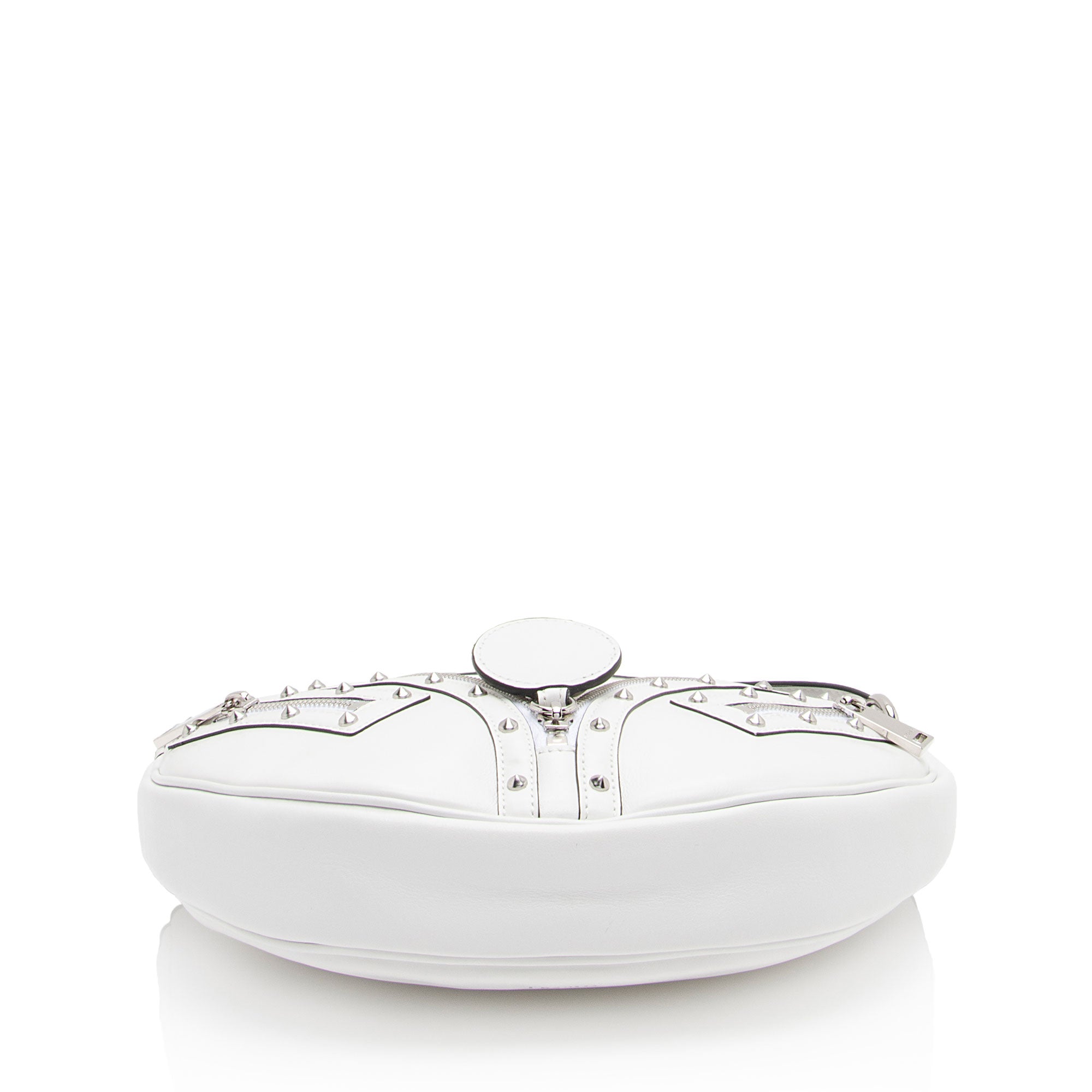 Versace Studded Leather Repeat Hobo (SHF-GnzrTs)