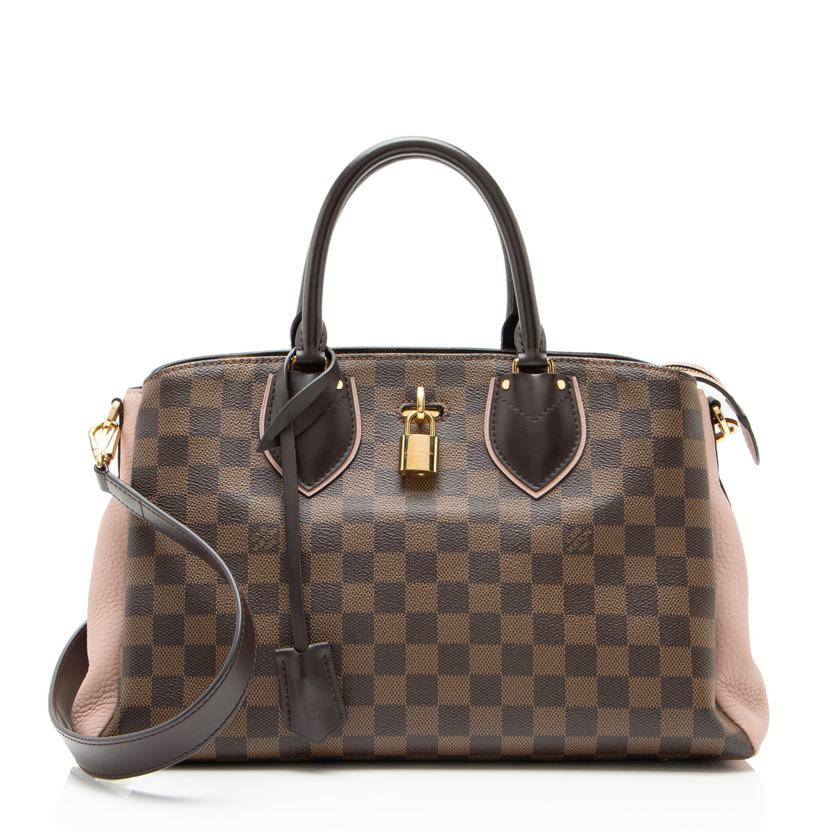 Louis Vuitton Damier Ebene Cuir Taurillon Normandy Satchel