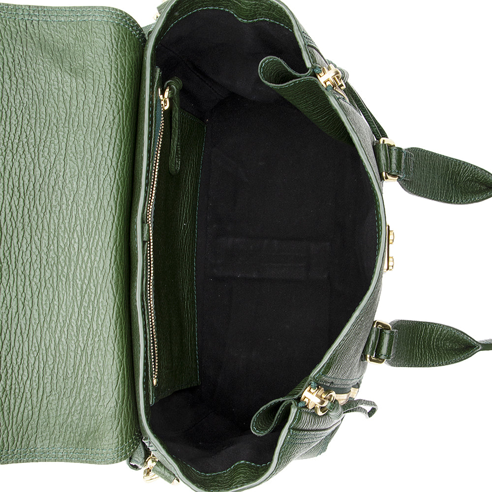 3.1 Phillip Lim Leather Pashli Medium Satchel (SHF-18007)