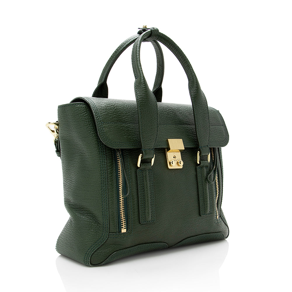 3.1 Phillip Lim Leather Pashli Medium Satchel (SHF-18007)