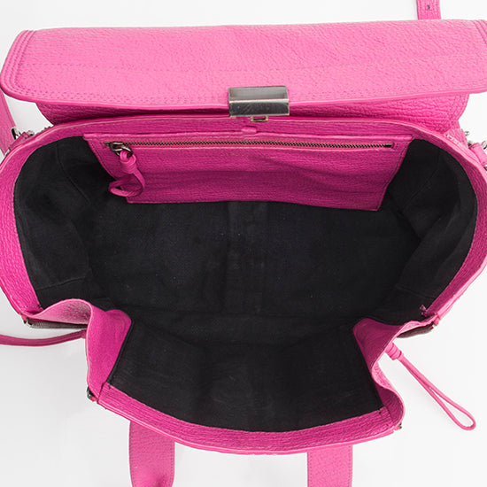 3.1 Phillip Lim Leather Pashli Medium Satchel (SHF-23919)